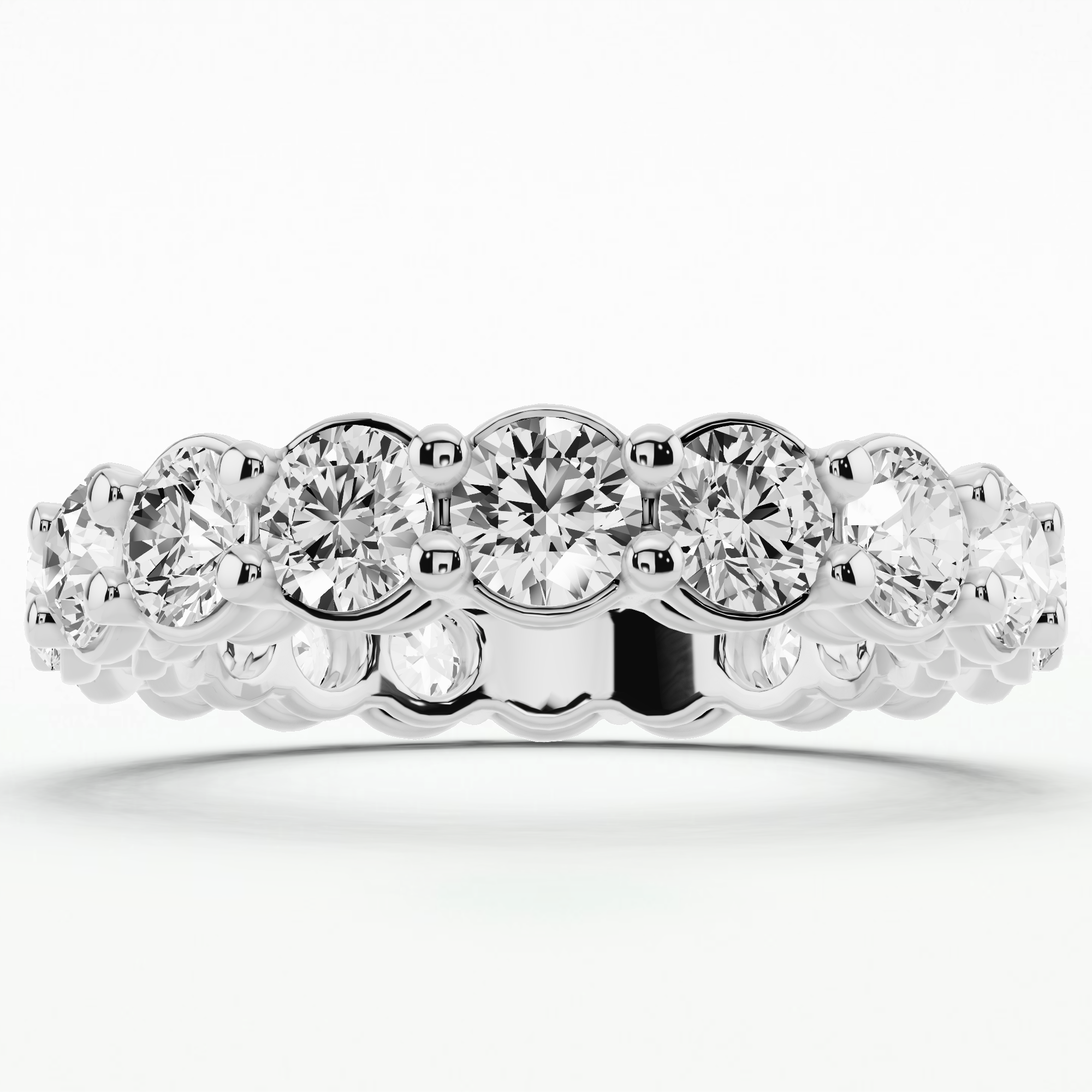 Classic Prong - Set Eternity Band-Round