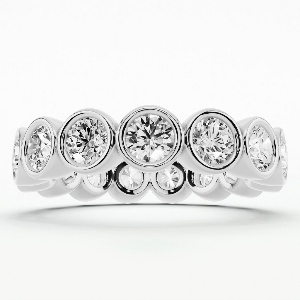 7 carat lab grown diamond eternity band