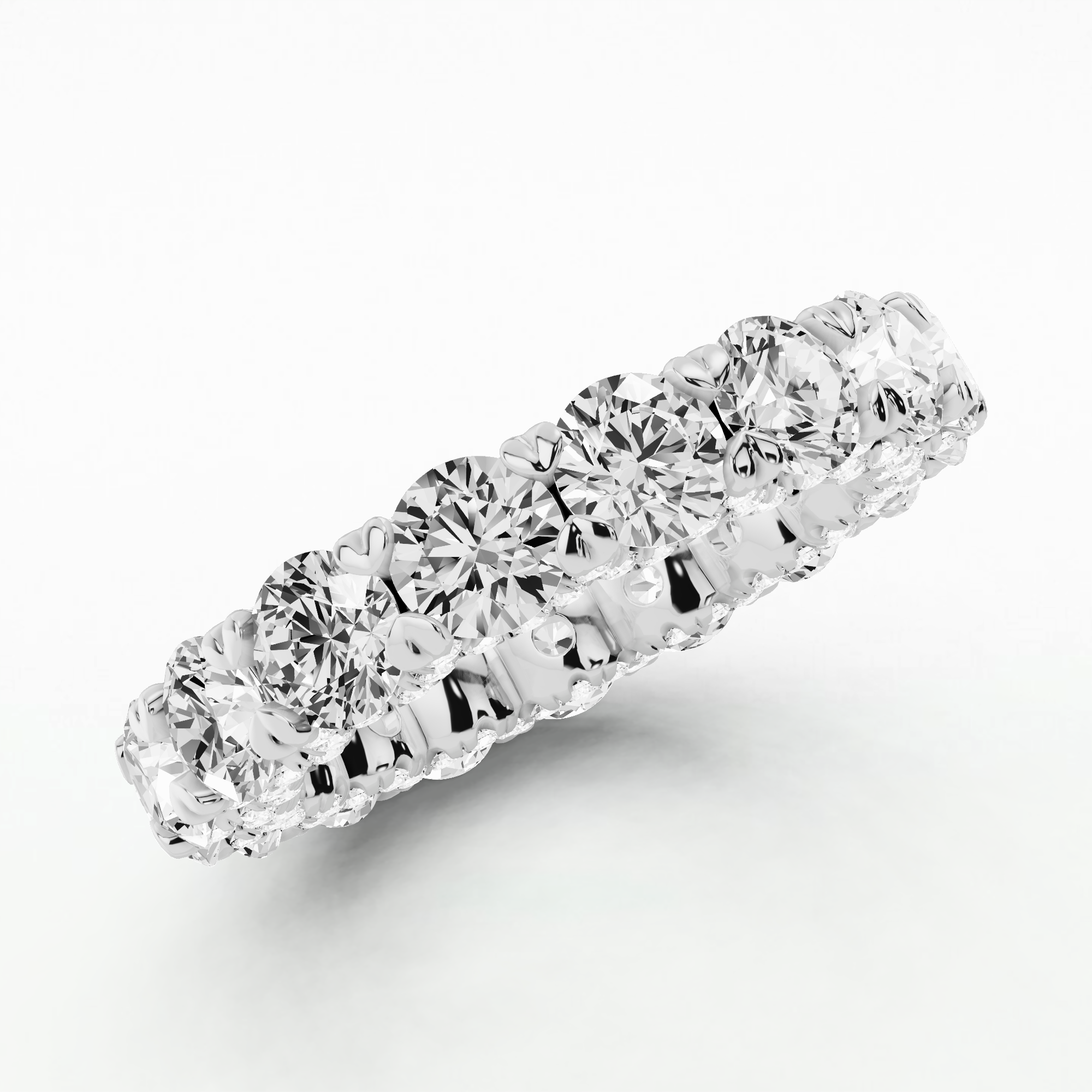 Infinite Curve Full Eternity Band-Round