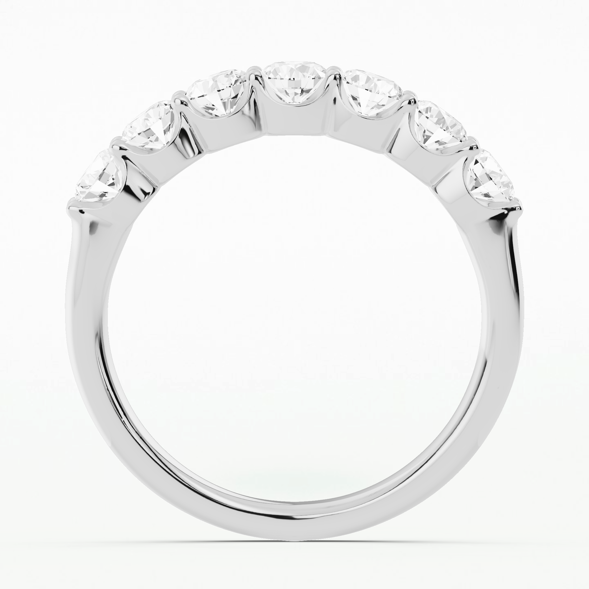 Anaya Half Eternity Band-Round
