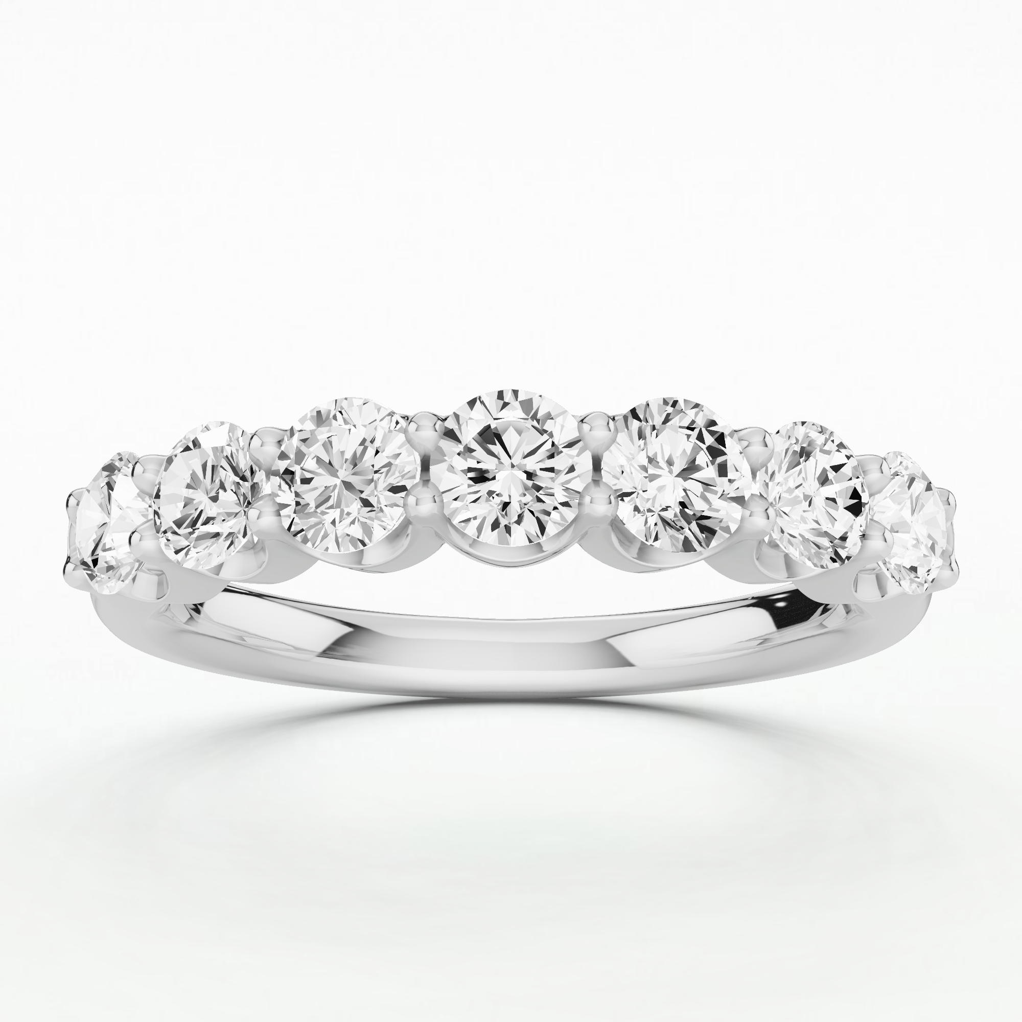 Anaya Half Eternity Band-Round