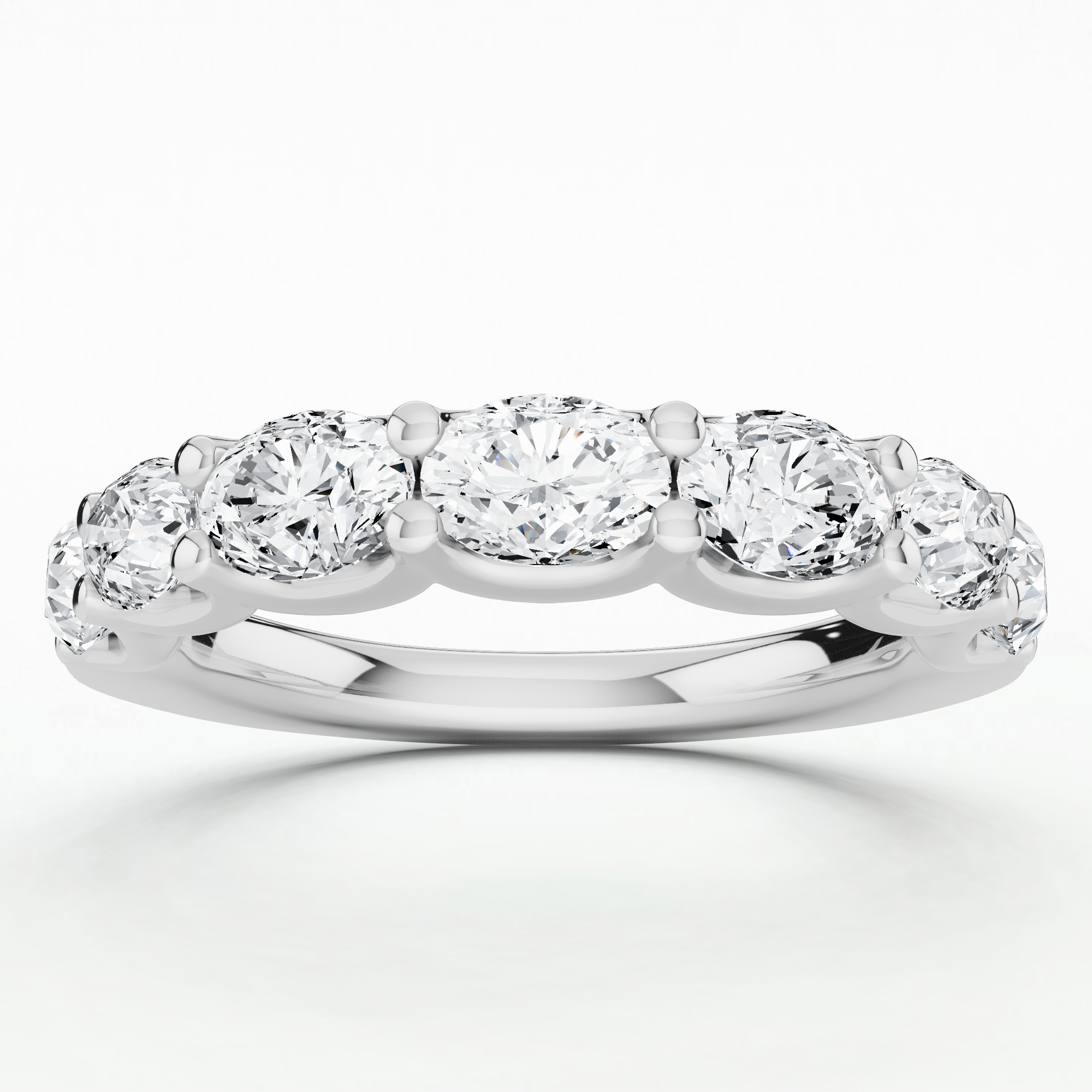 Harriet Half Eternity Band-Oval