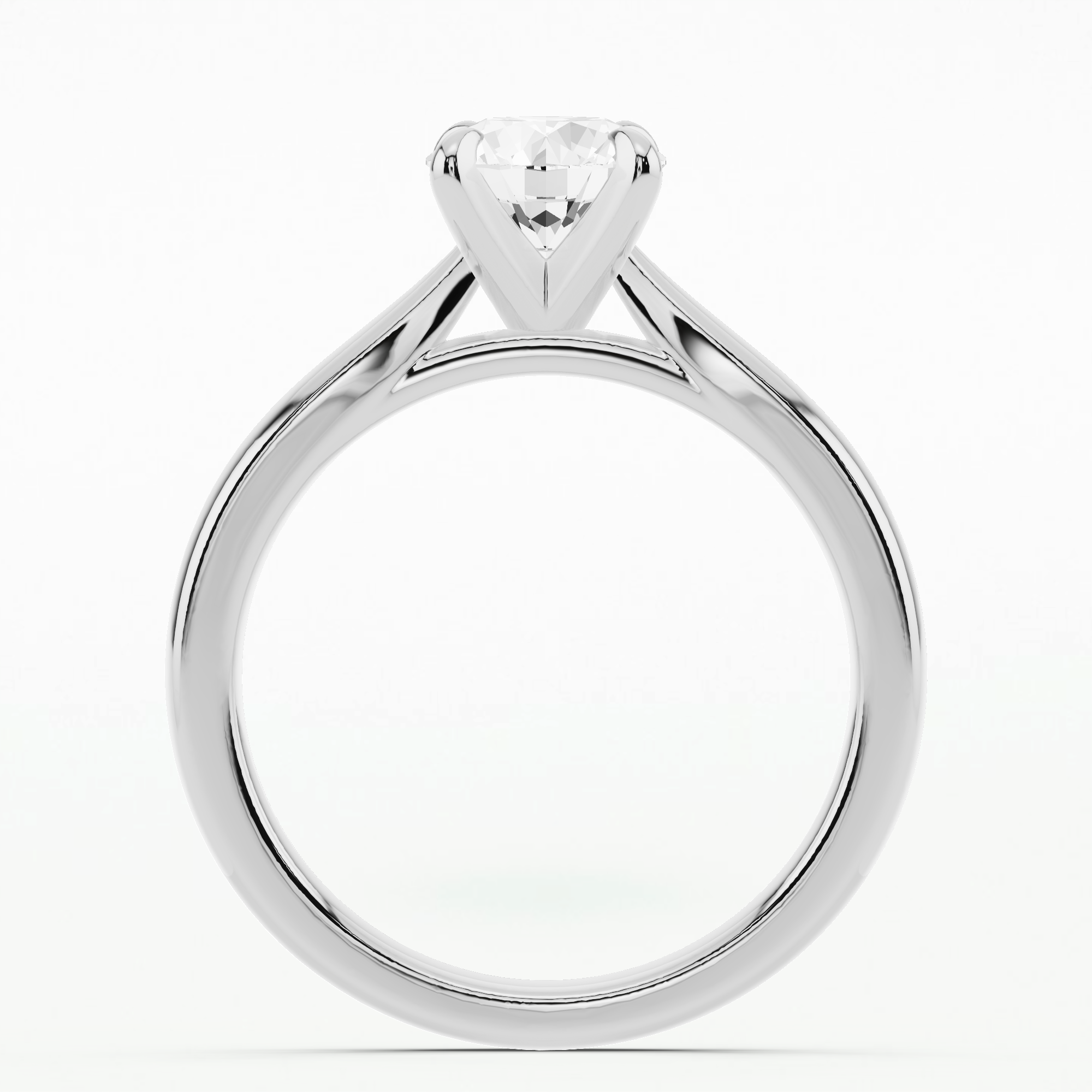 Noelle Solitaire Diamond Ring-Round