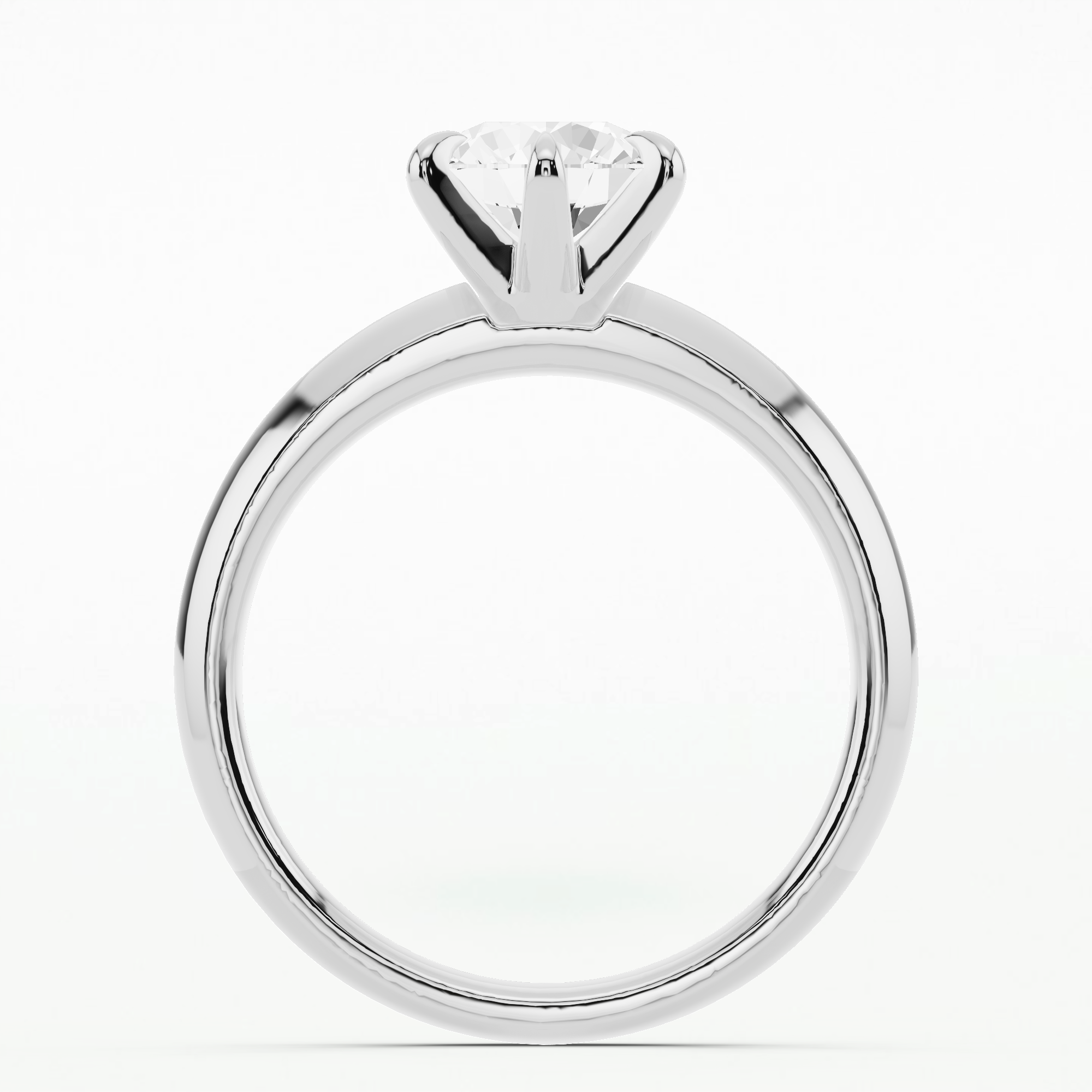 Evermore Solitaire Diamond Ring-Round