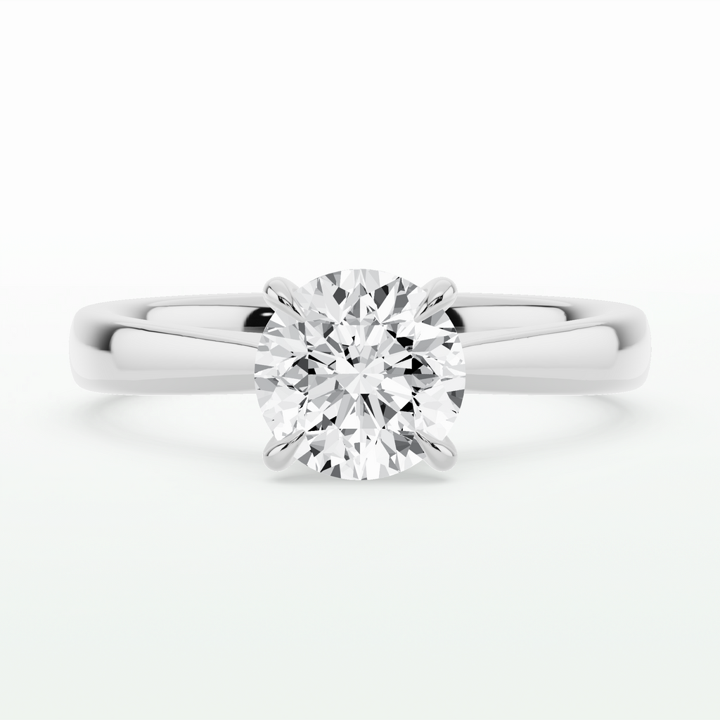 The Timeless Elegance of the Classic Solitaire Engagement Ring Round ...