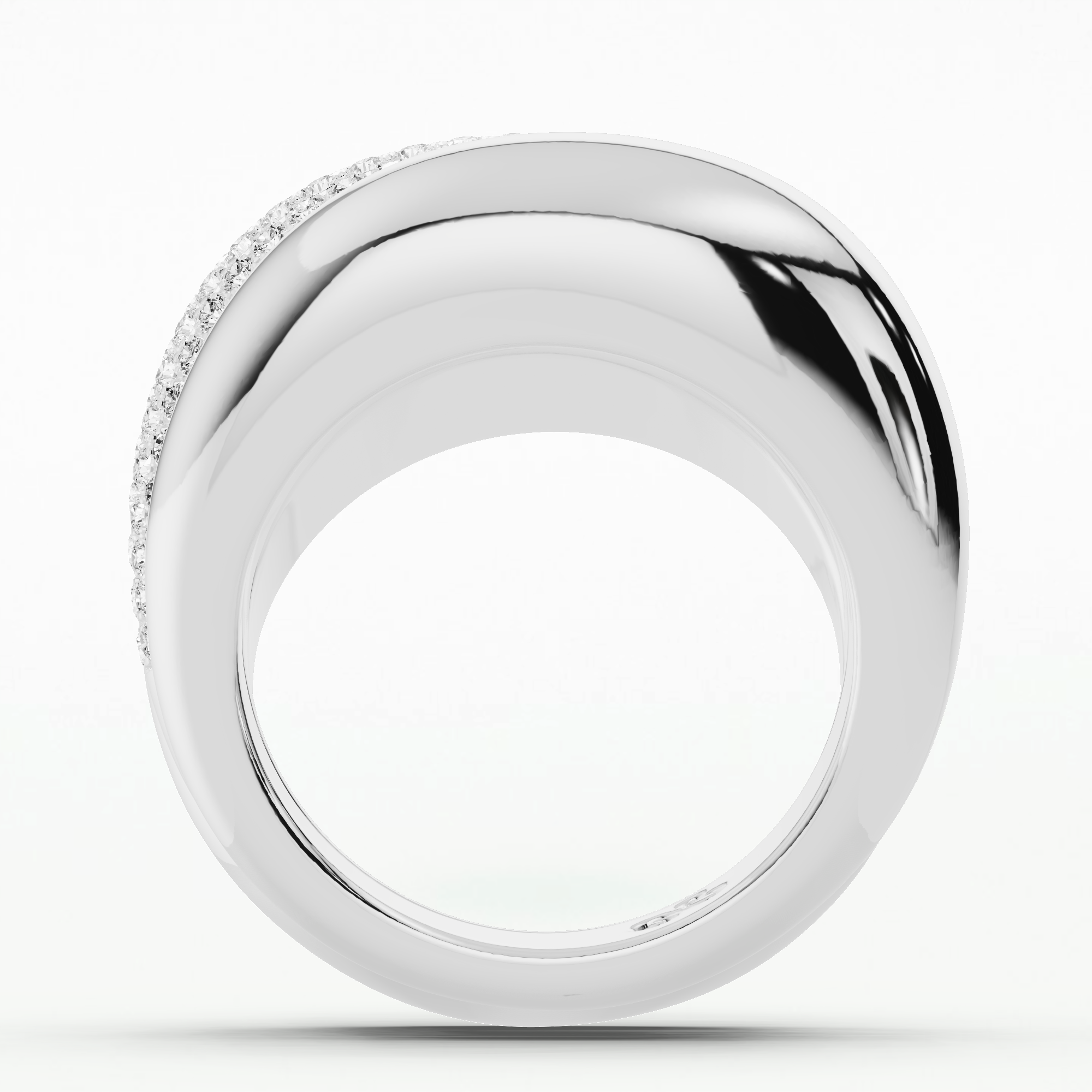 Maryam Ghorban Electra Pave Fashion Band-Round