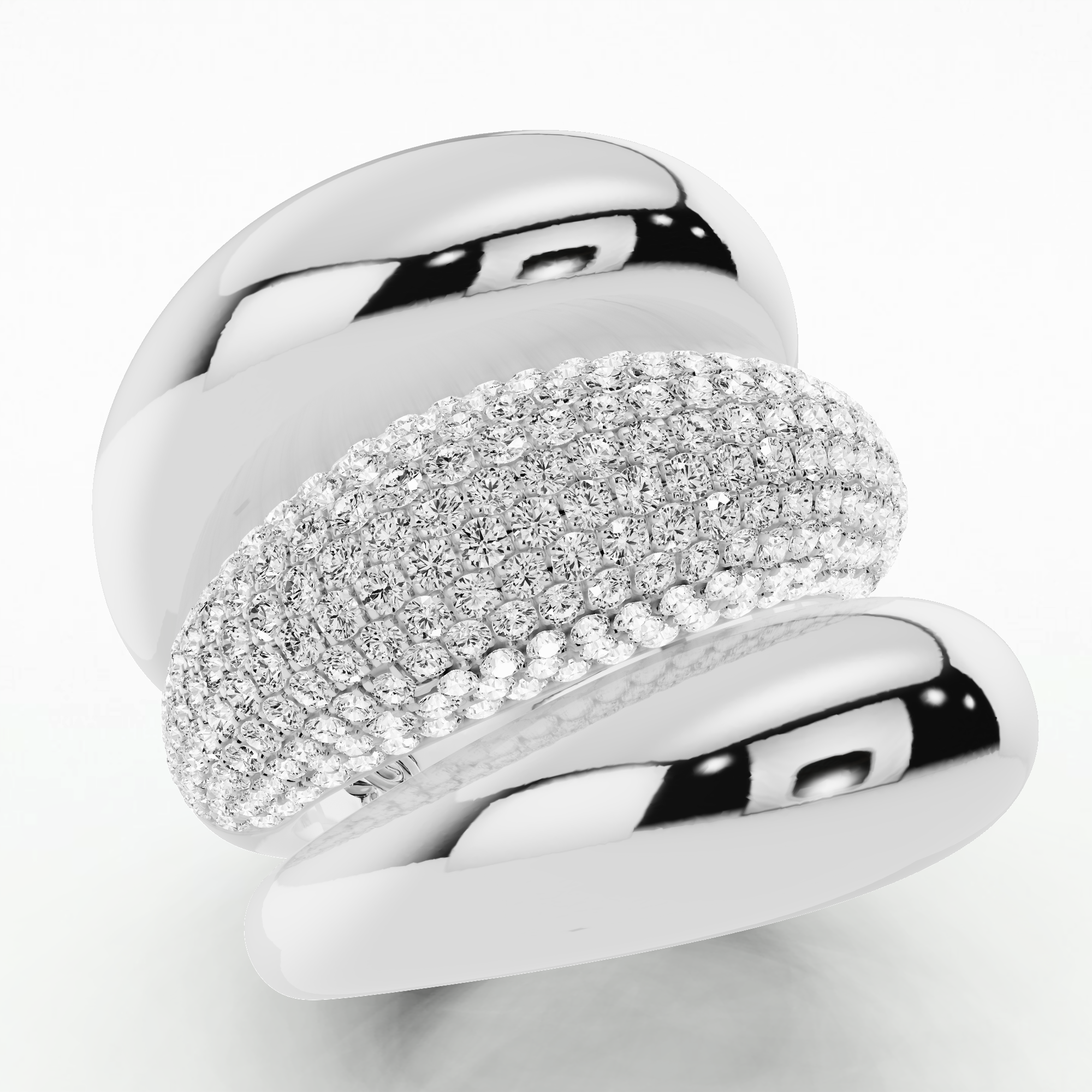Maryam Ghorban Electra Pave Fashion Band-Round