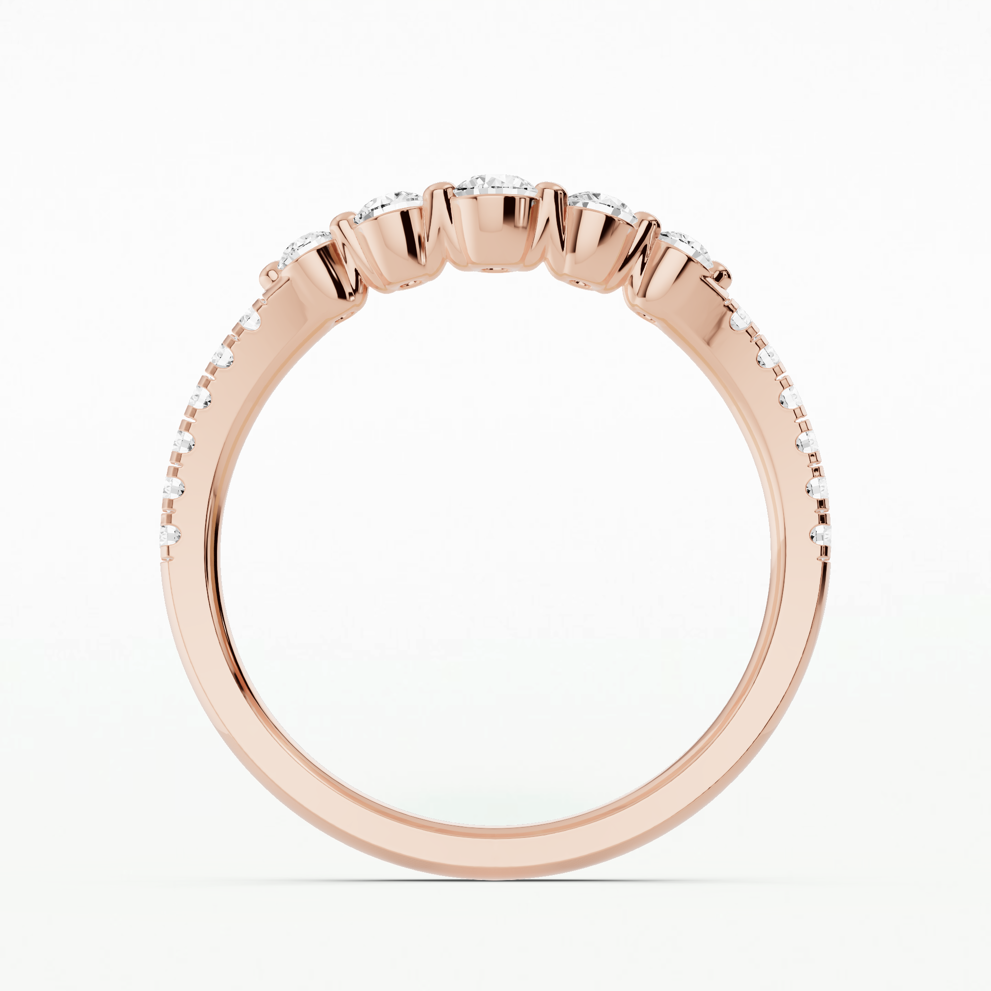 Riviere Lab Grown Diamond Fashion Band-Round