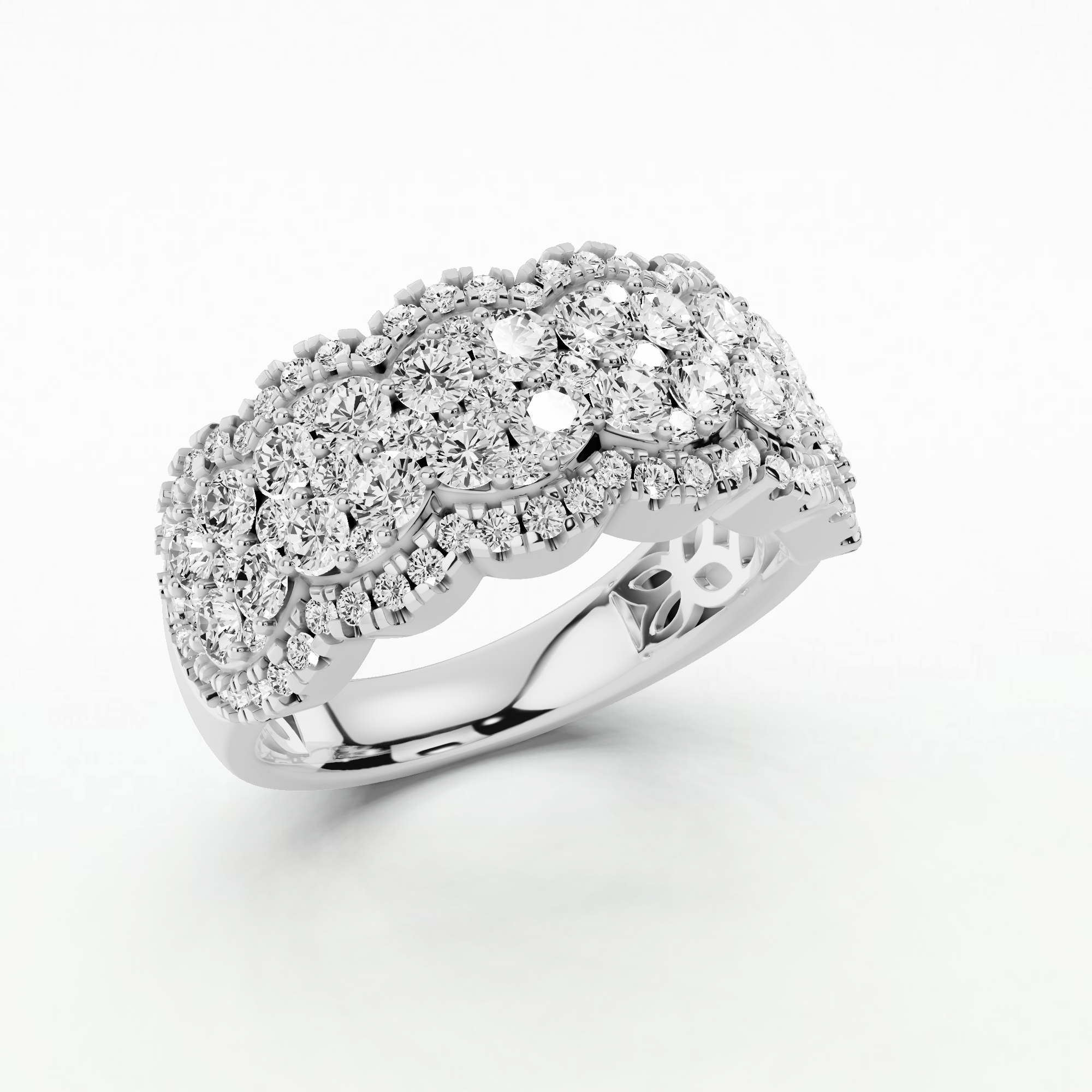 Elysian Glow Lab-Grown Diamond Fashion Band-Round
