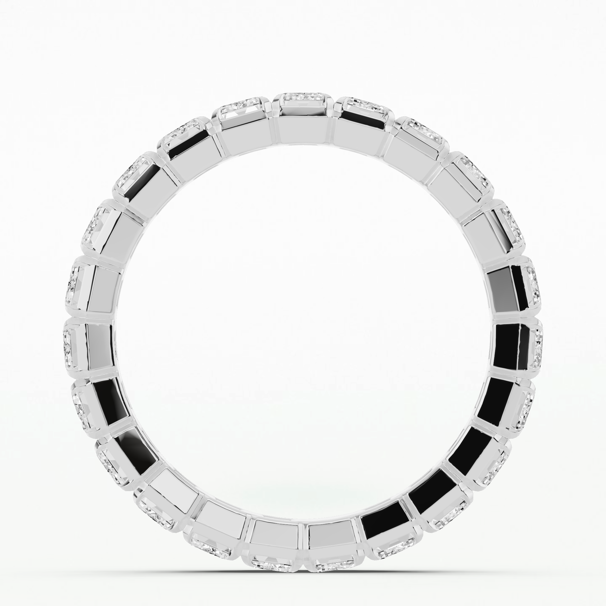 DC Signature Full Eternity Band-Emerald Cut