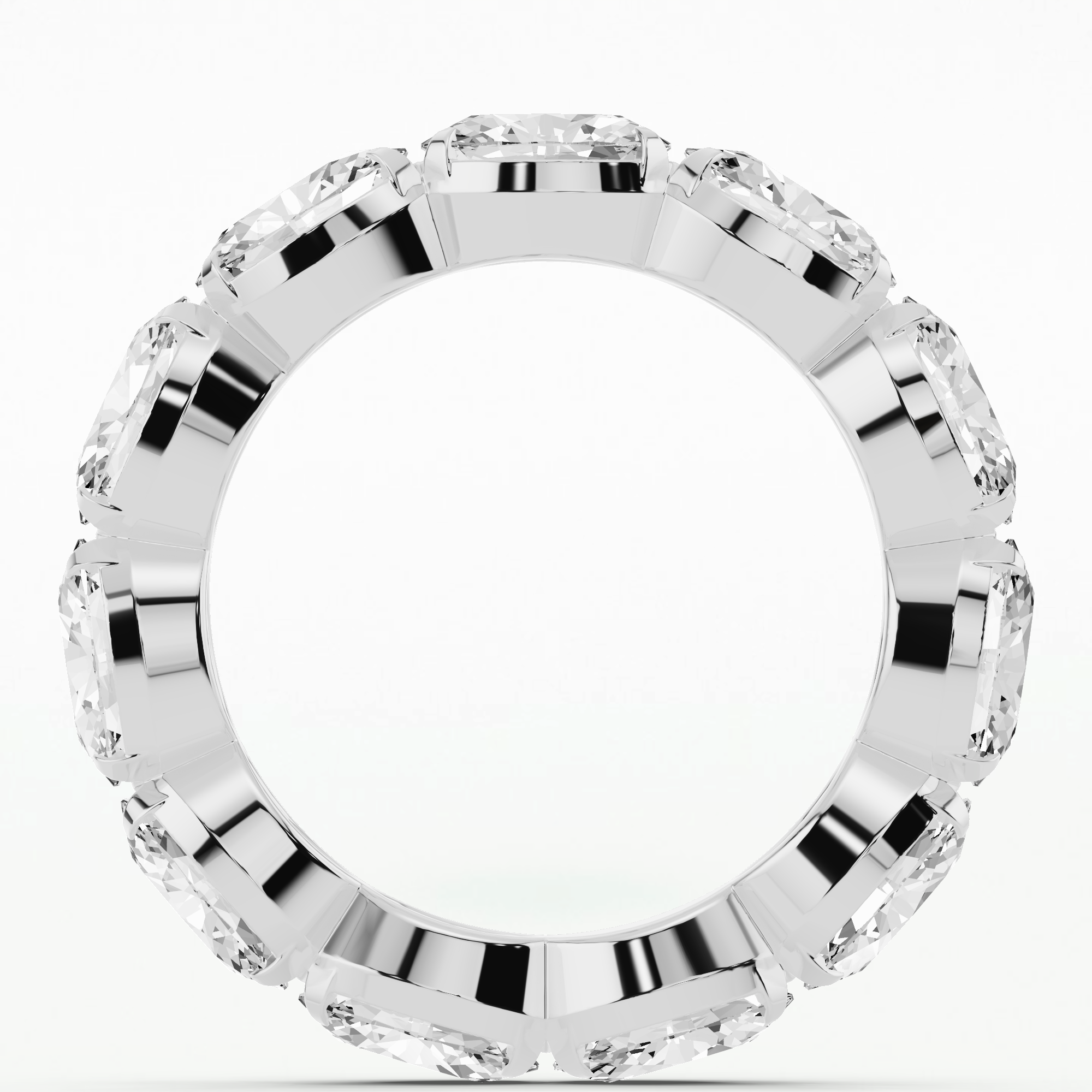 DC Touch Down Full Eternity Band-Oval