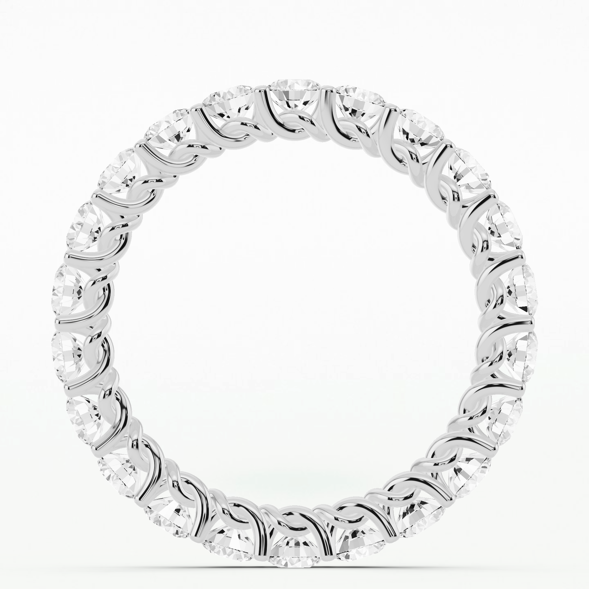 Intertwine Eternity Band-Round