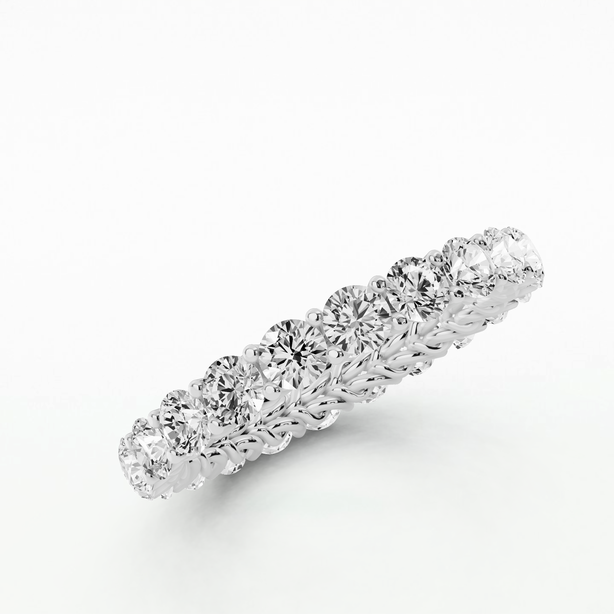 Intertwine Eternity Band-Round