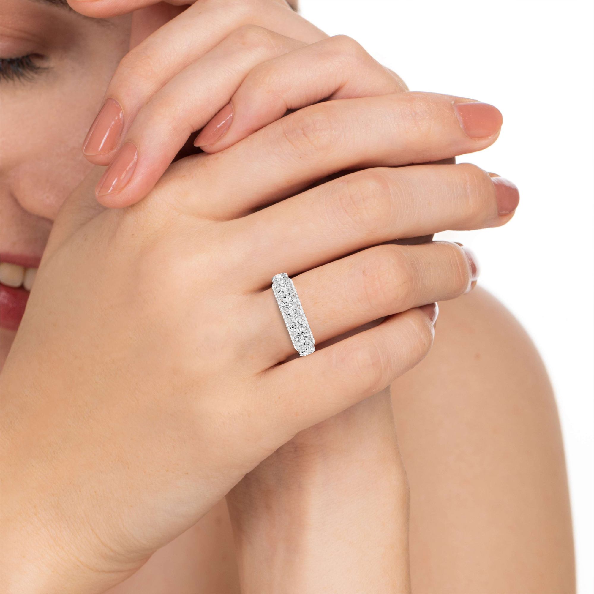 Elara Eternity Band-Multi Stone