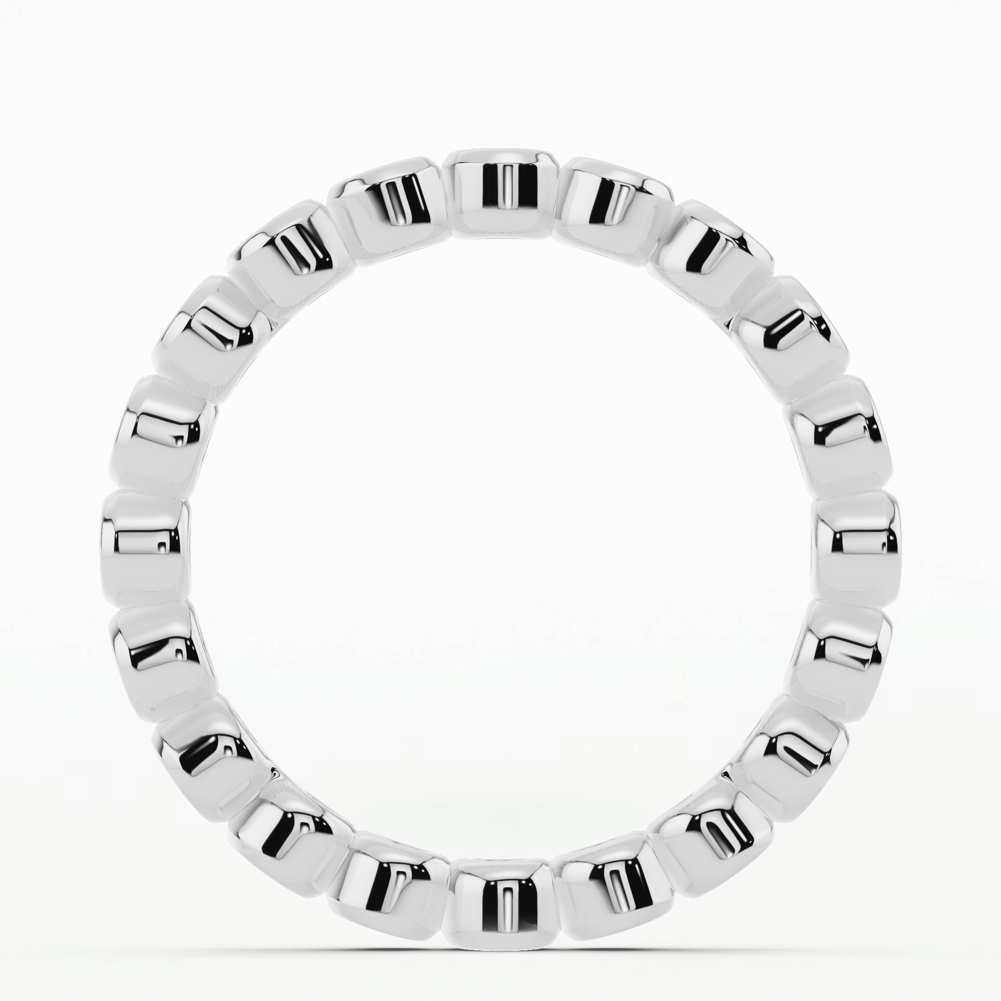 Bezel Set Lab Grown Diamond Full Eternity Band-Round