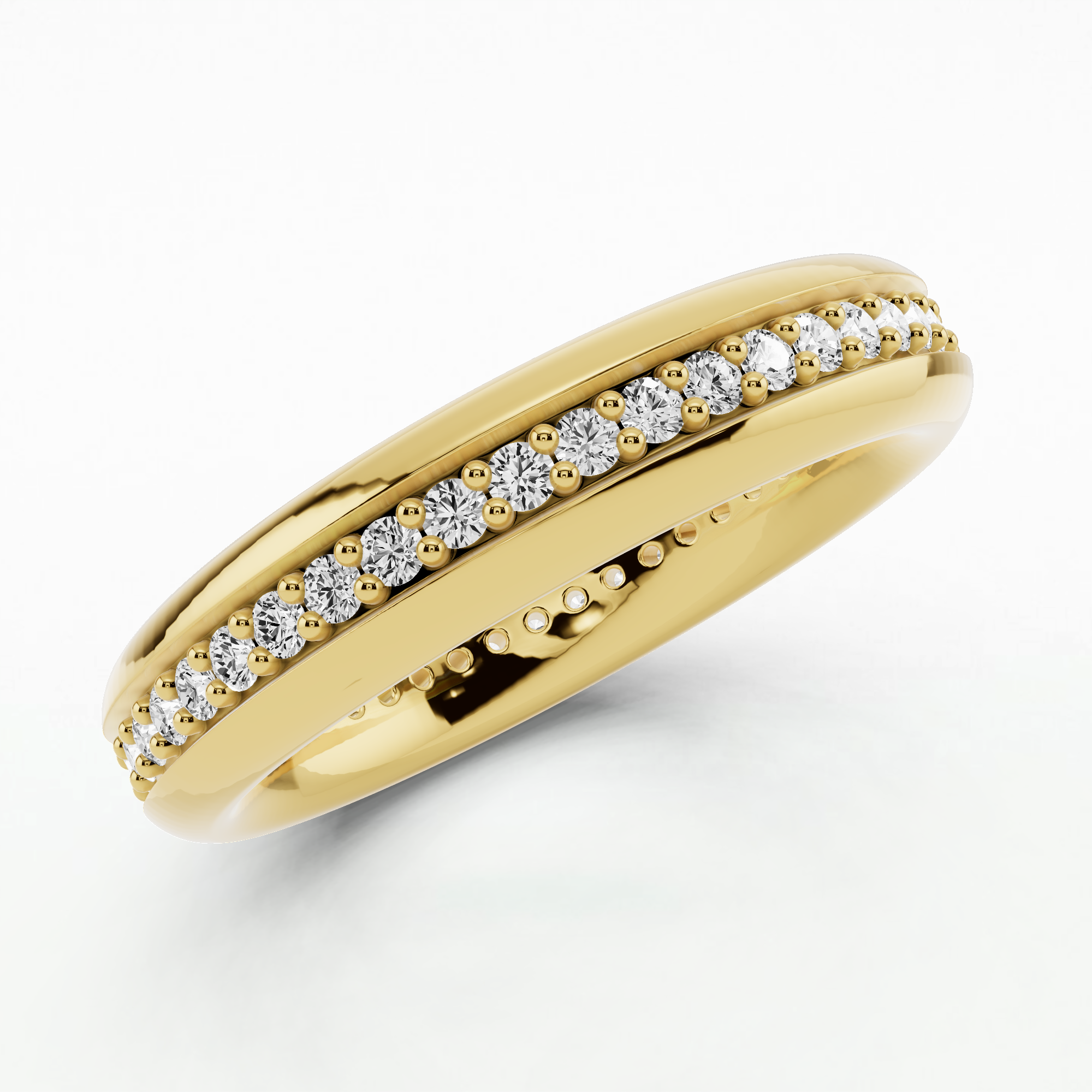 Valencia Single Full Eternity Band-Round