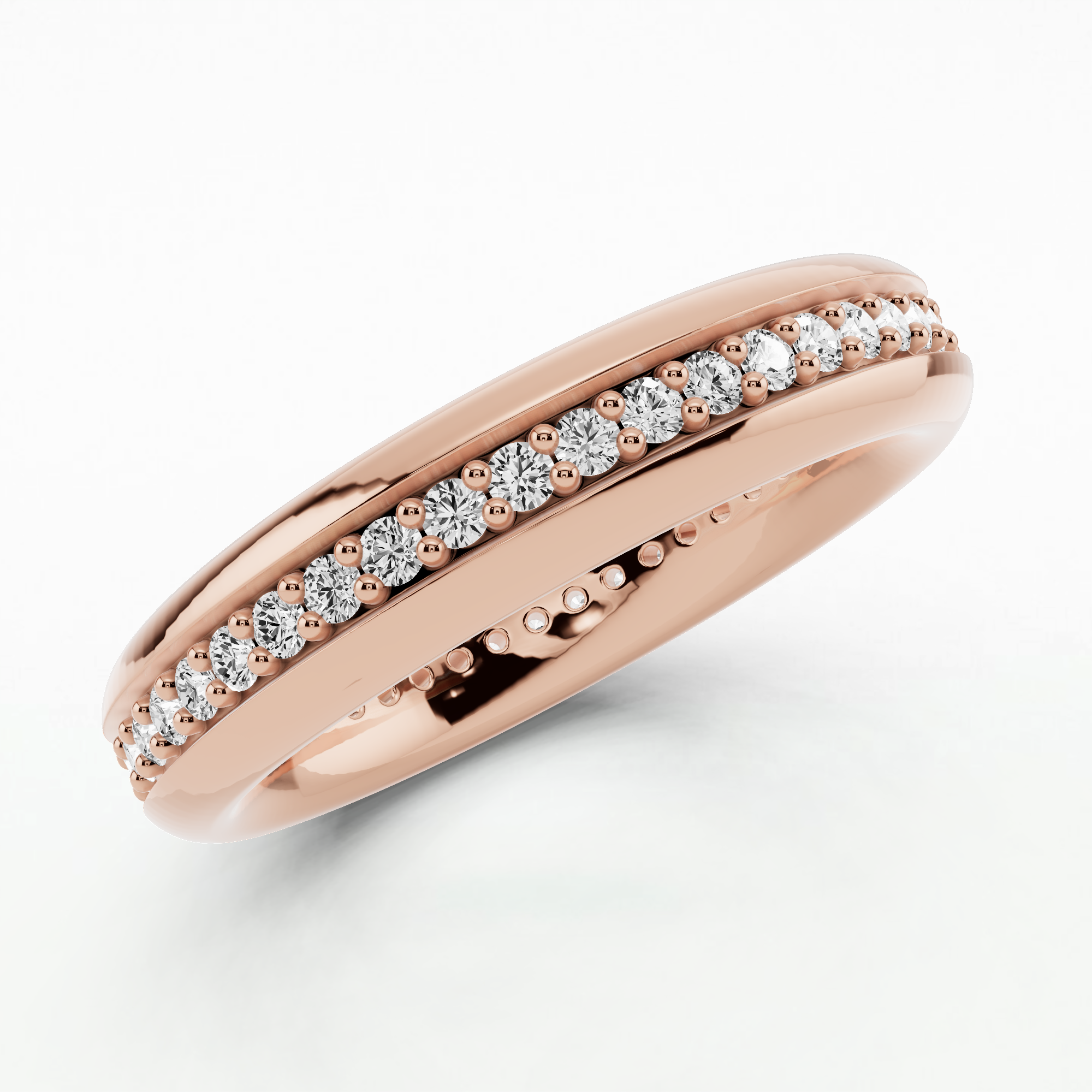 Valencia Single Full Eternity Band-Round