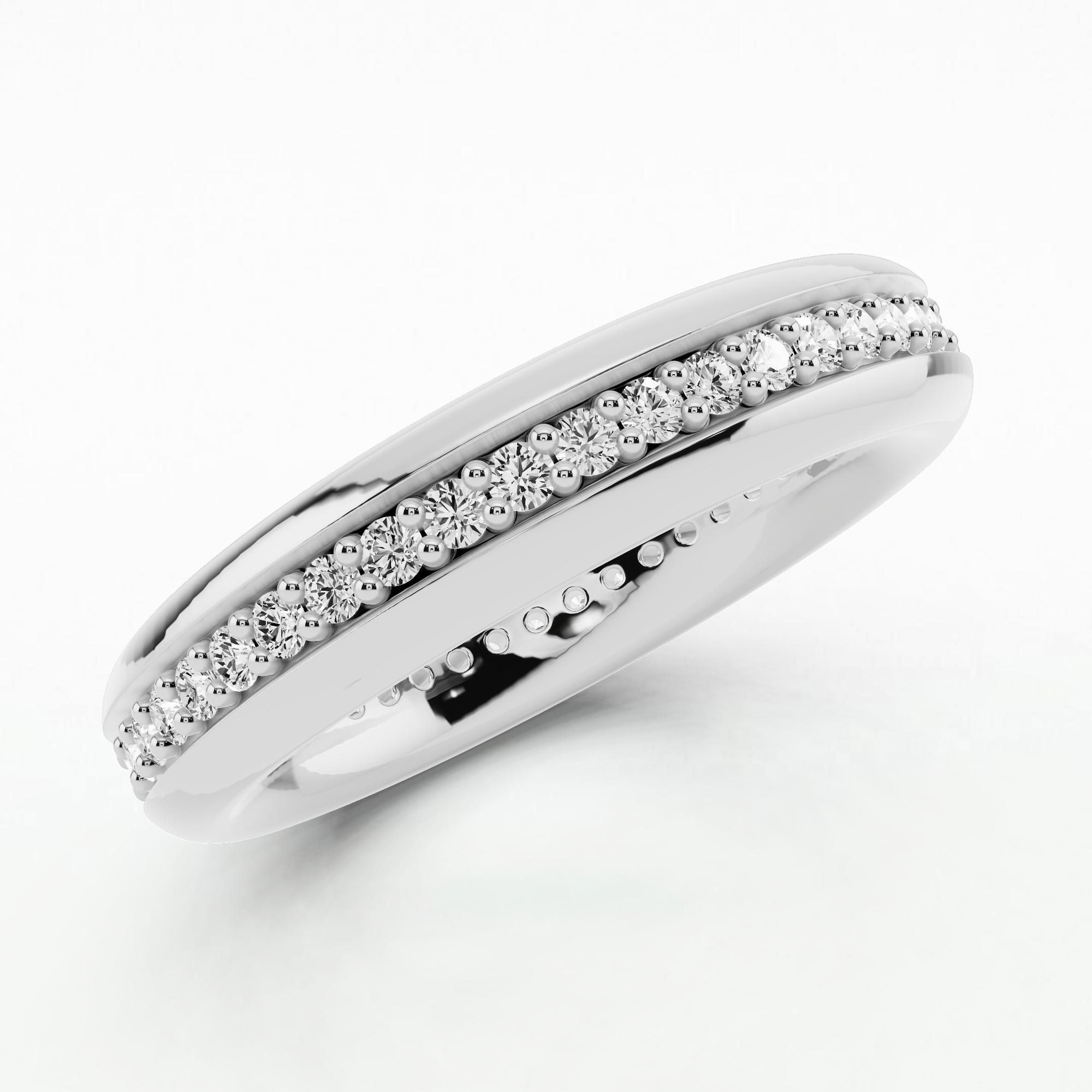 Valencia Single Full Eternity Band-Round