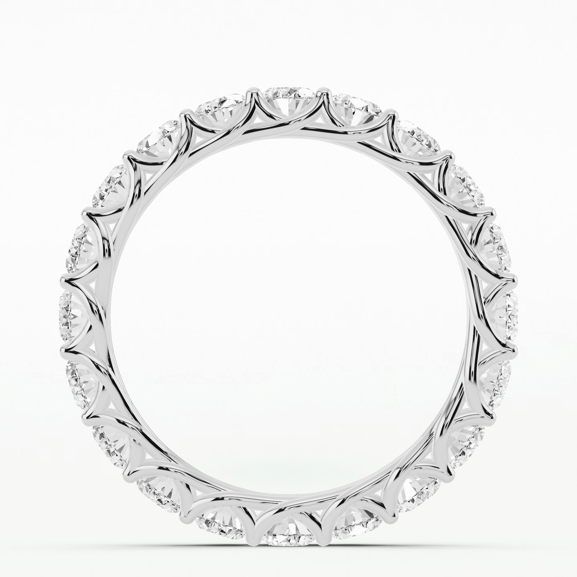 Celeste Full Eternity Band-Oval