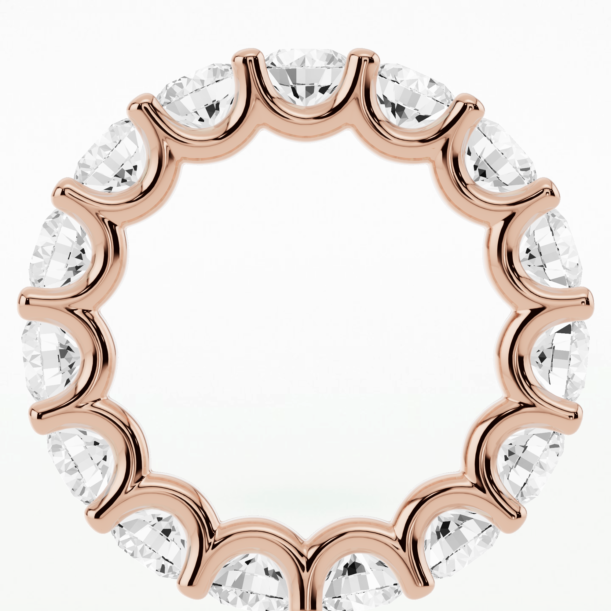 Isabel Lab Grown Diamond Half Eternity Band-Round