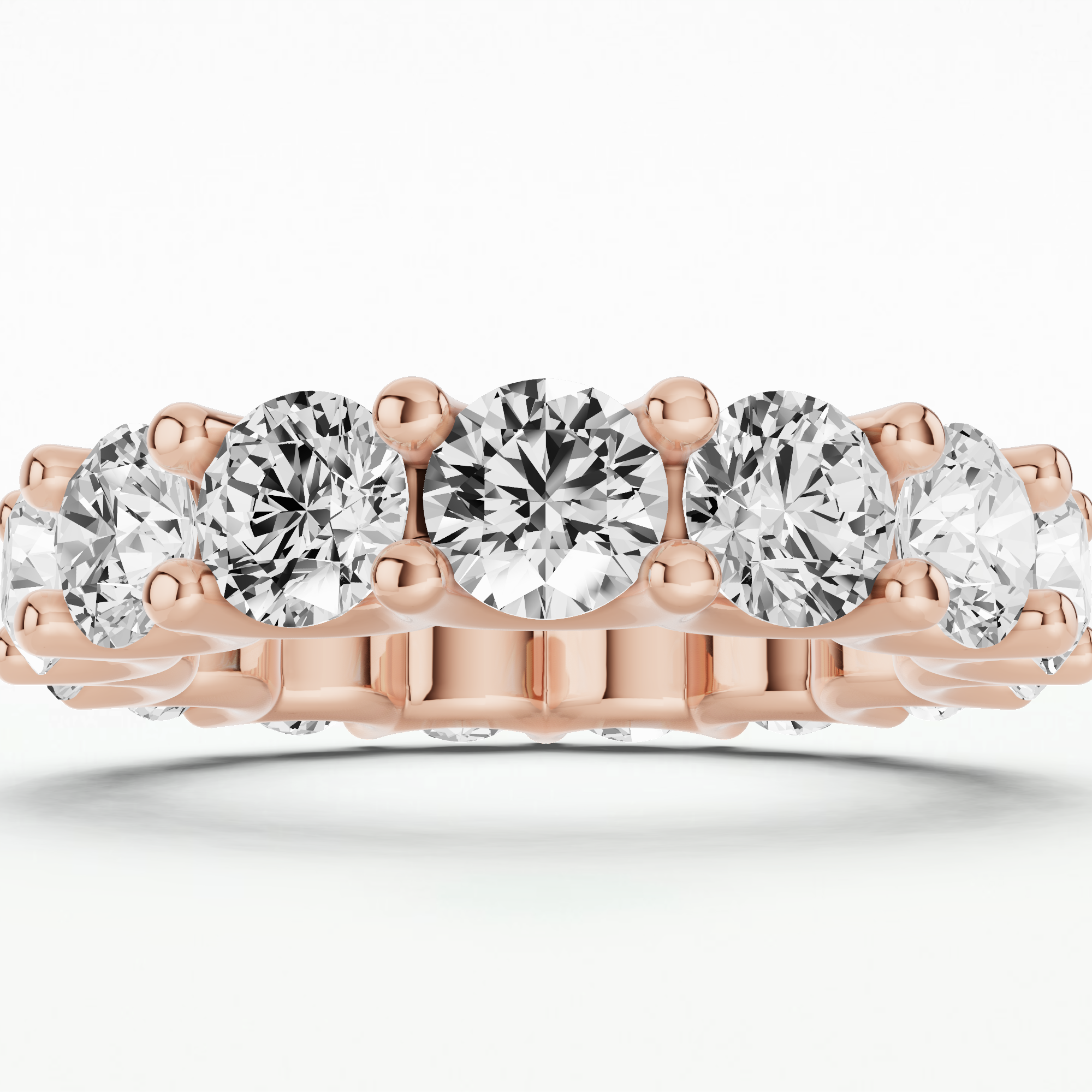 Isabel Lab Grown Diamond Half Eternity Band-Round