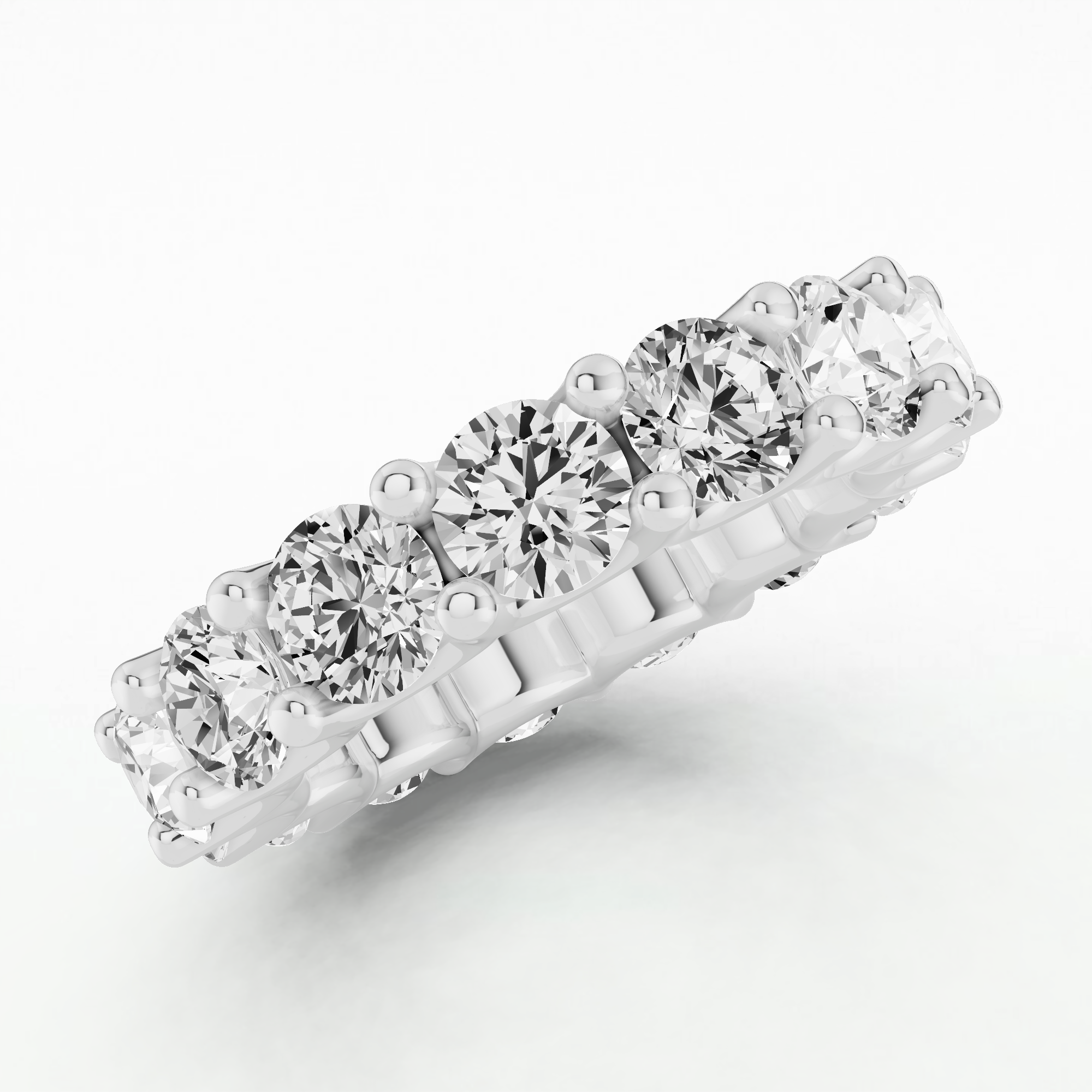 Isabel Lab Grown Diamond Half Eternity Band-Round