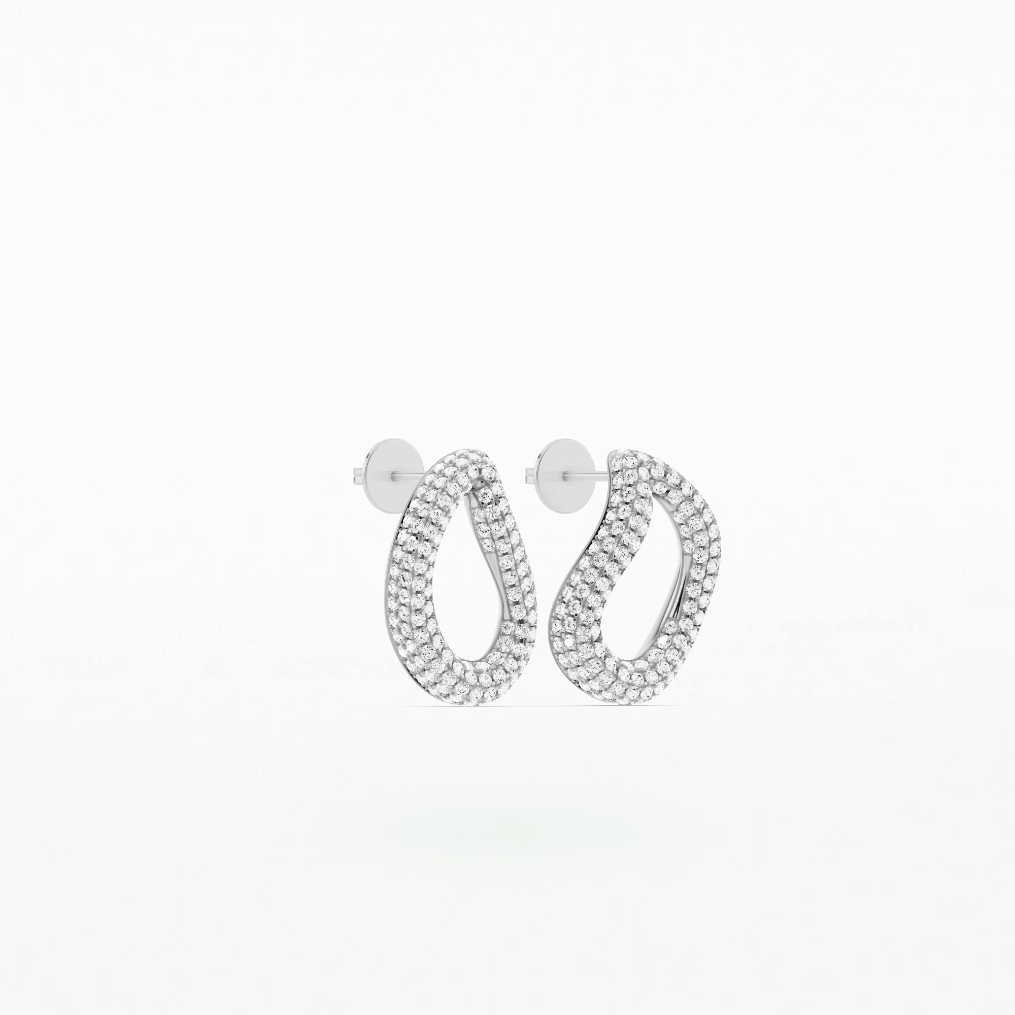 Maryam Ghorban Electra Paisley Earrings-Round