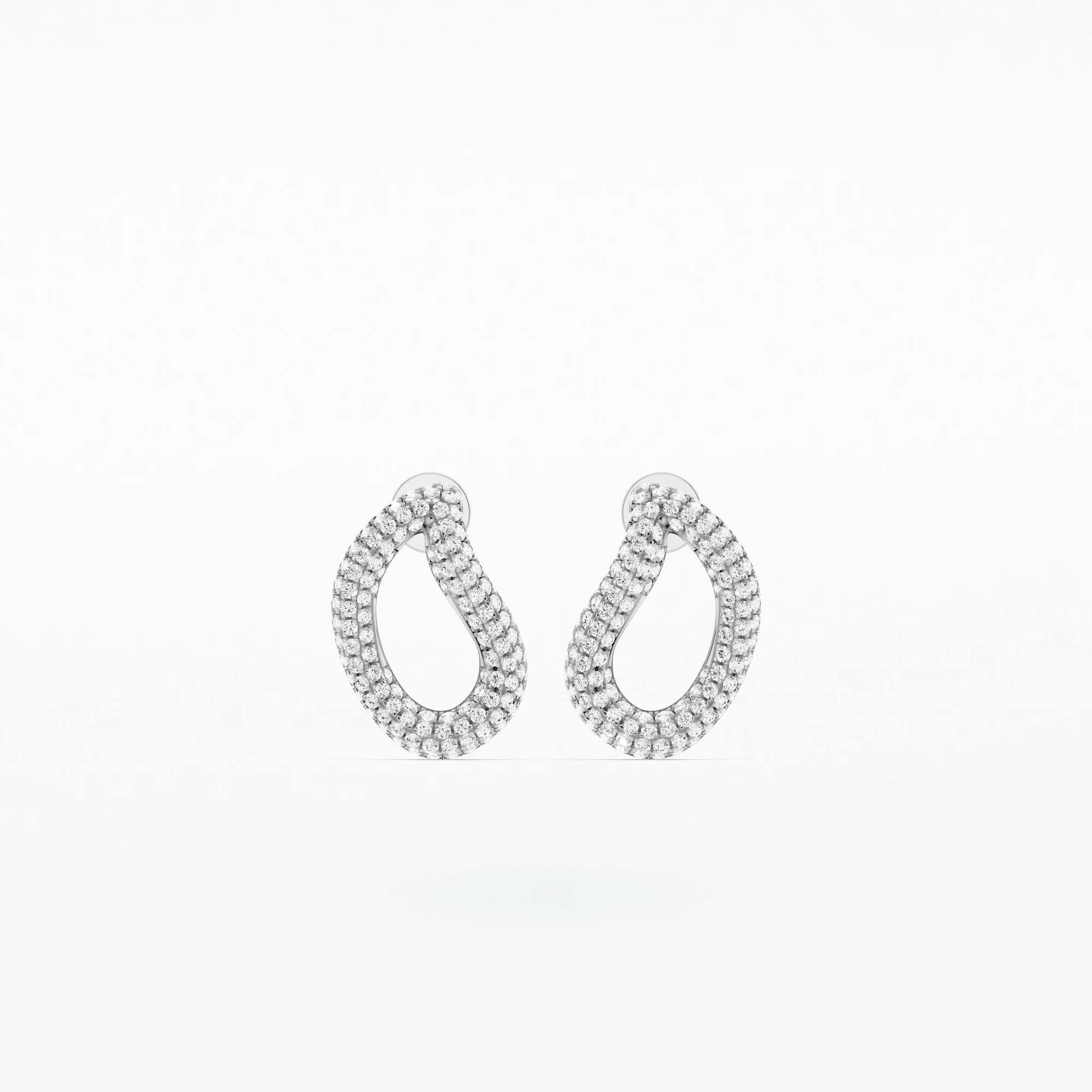 Maryam Ghorban Electra Paisley Earrings-Round