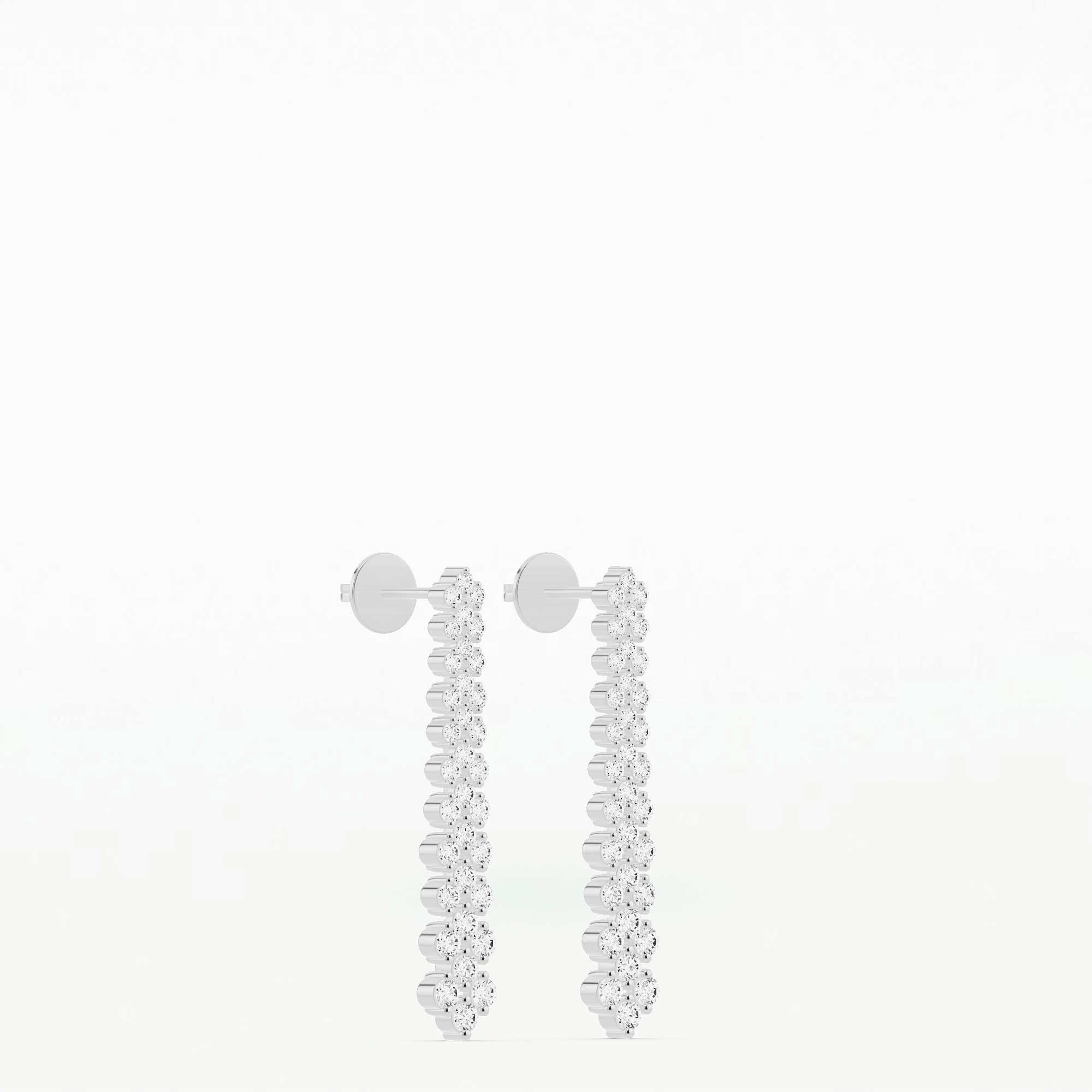 Cascada Dangler Earrings-Round
