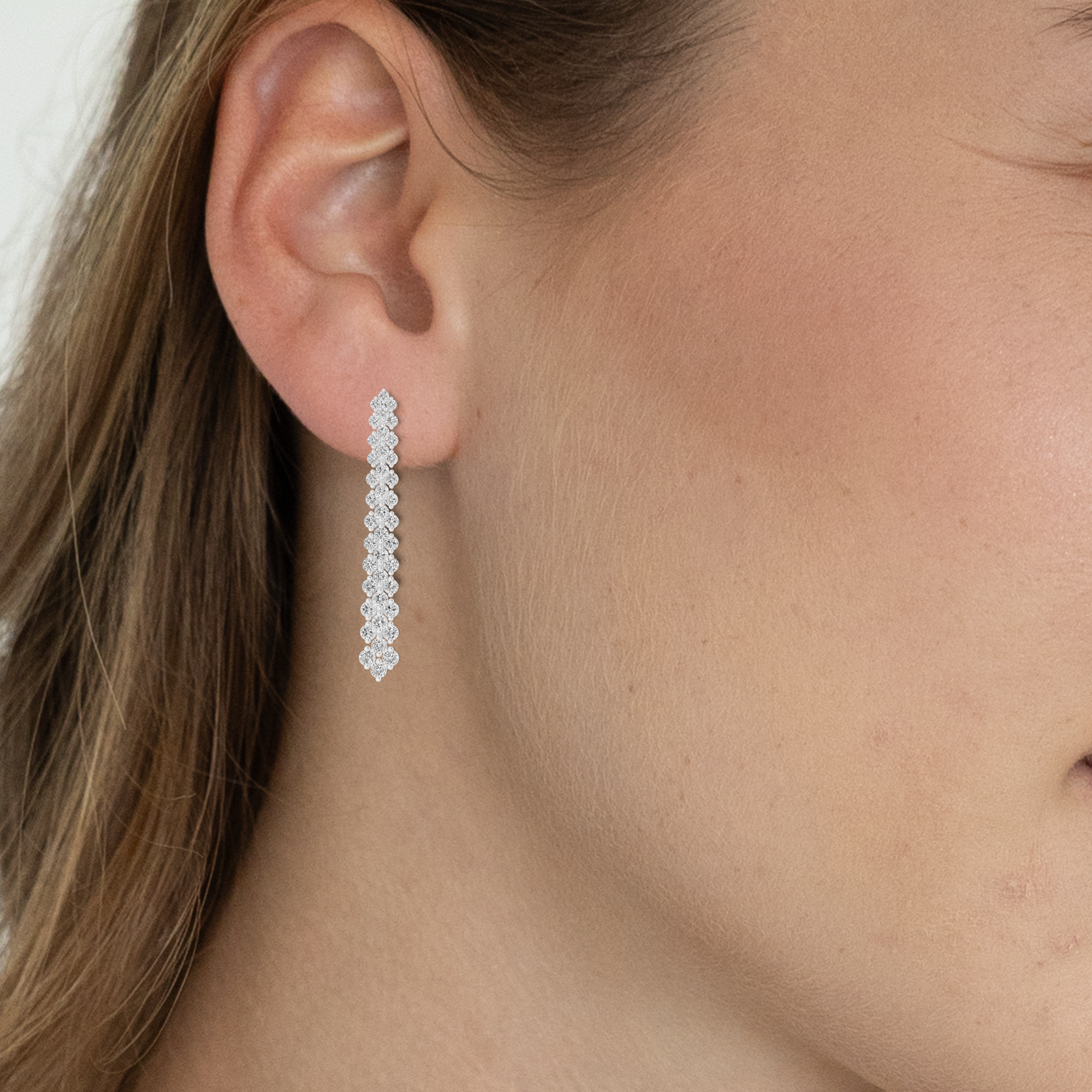 Cascada Dangler Earrings-Round