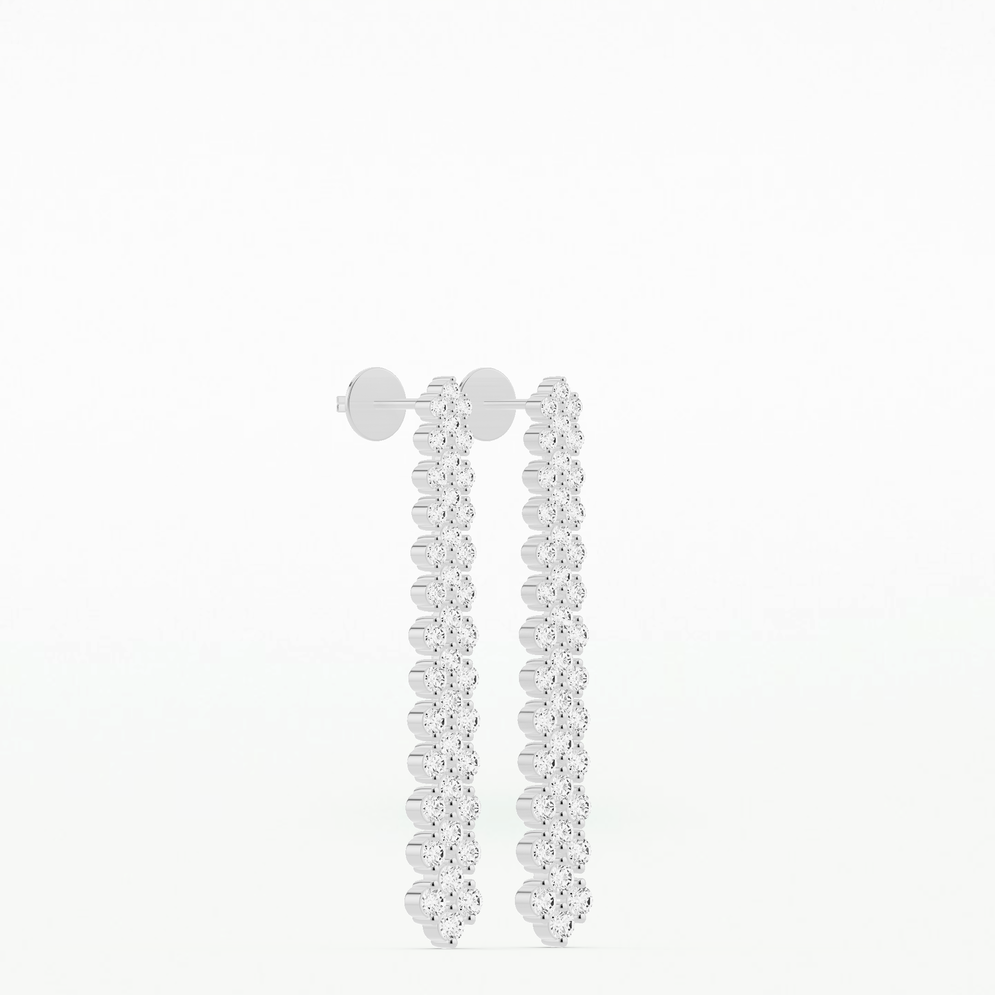 Cascada Dangler Earrings-Round