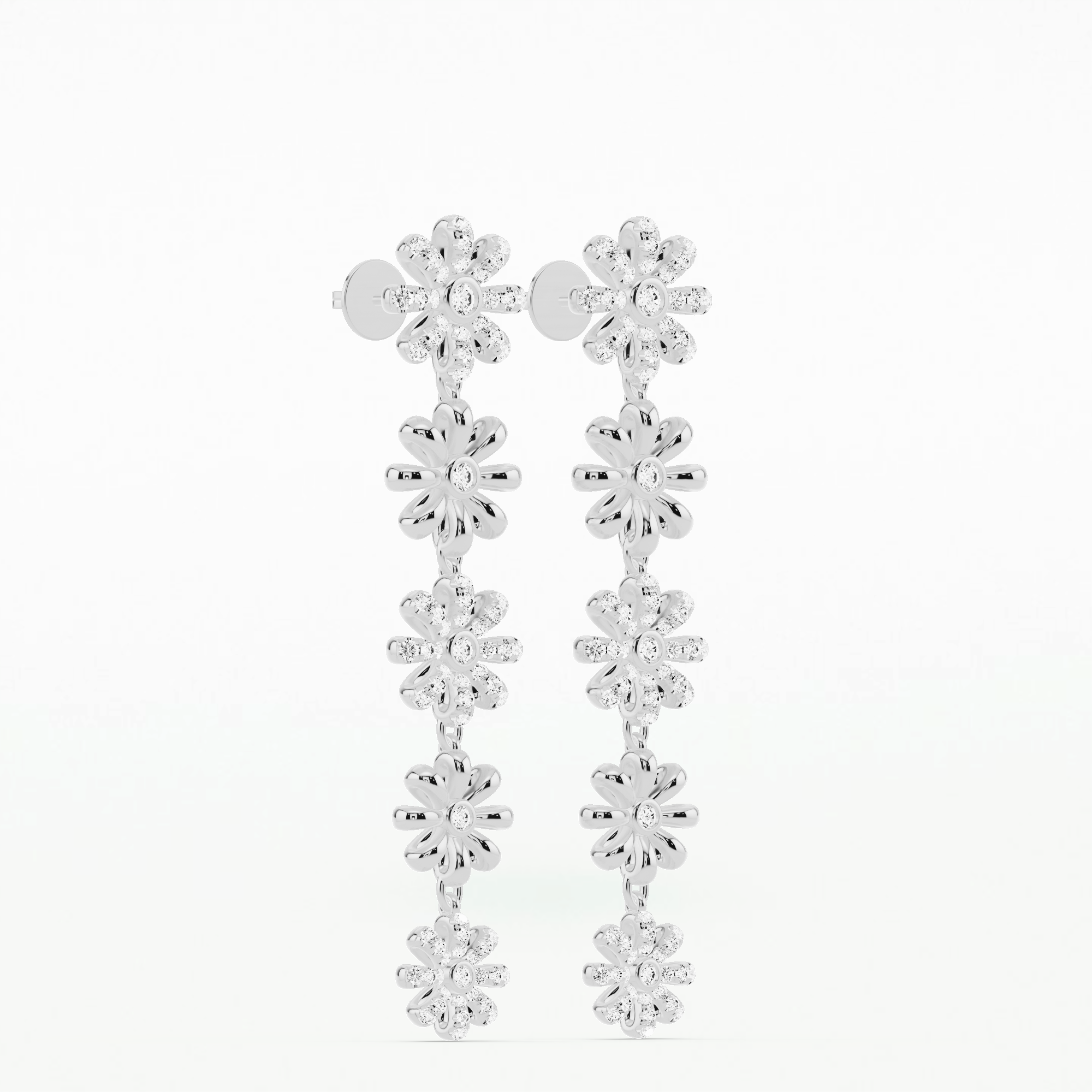 Daisy Dangler Earrings-Round