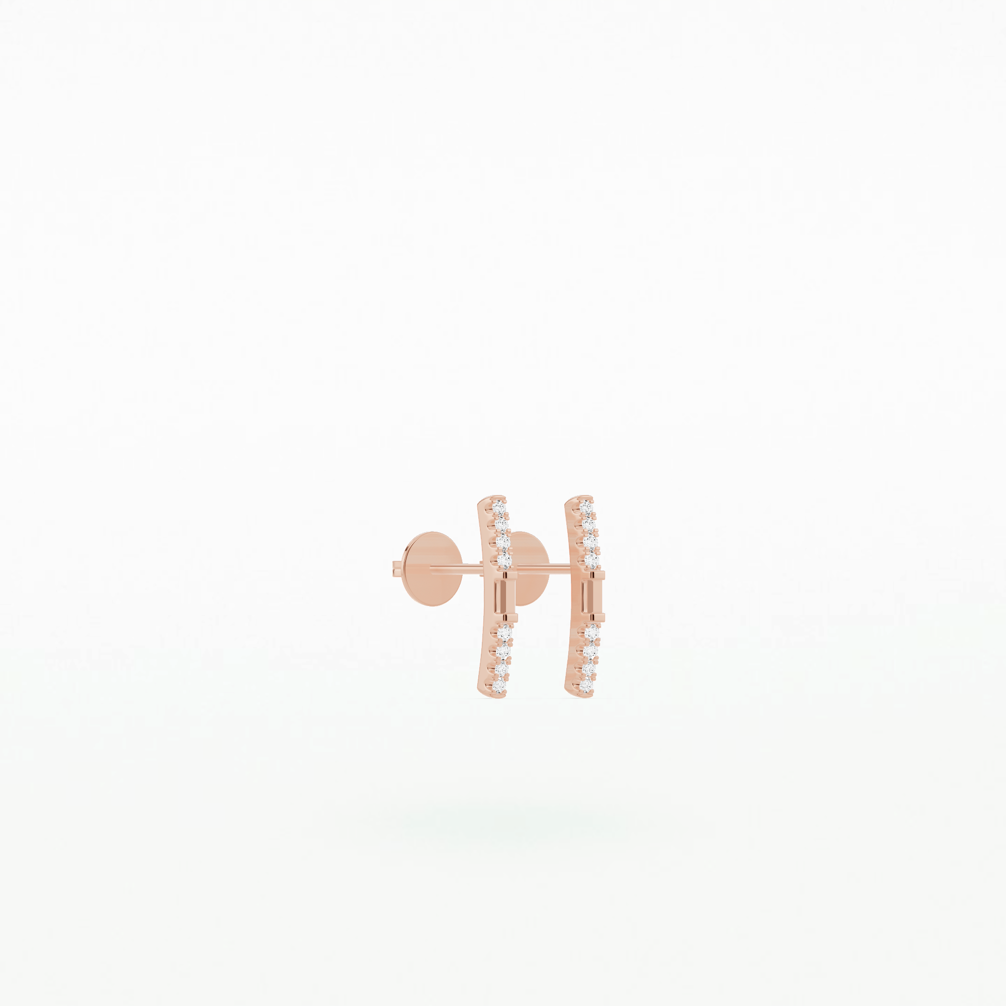 Sagittarius Prong set Lab Grown Diamond Earring-Multi Stone