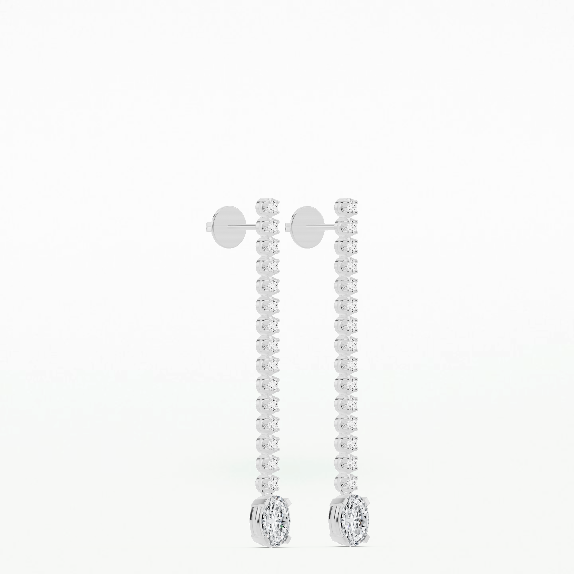 Emilie Fashion Earrings-Oval