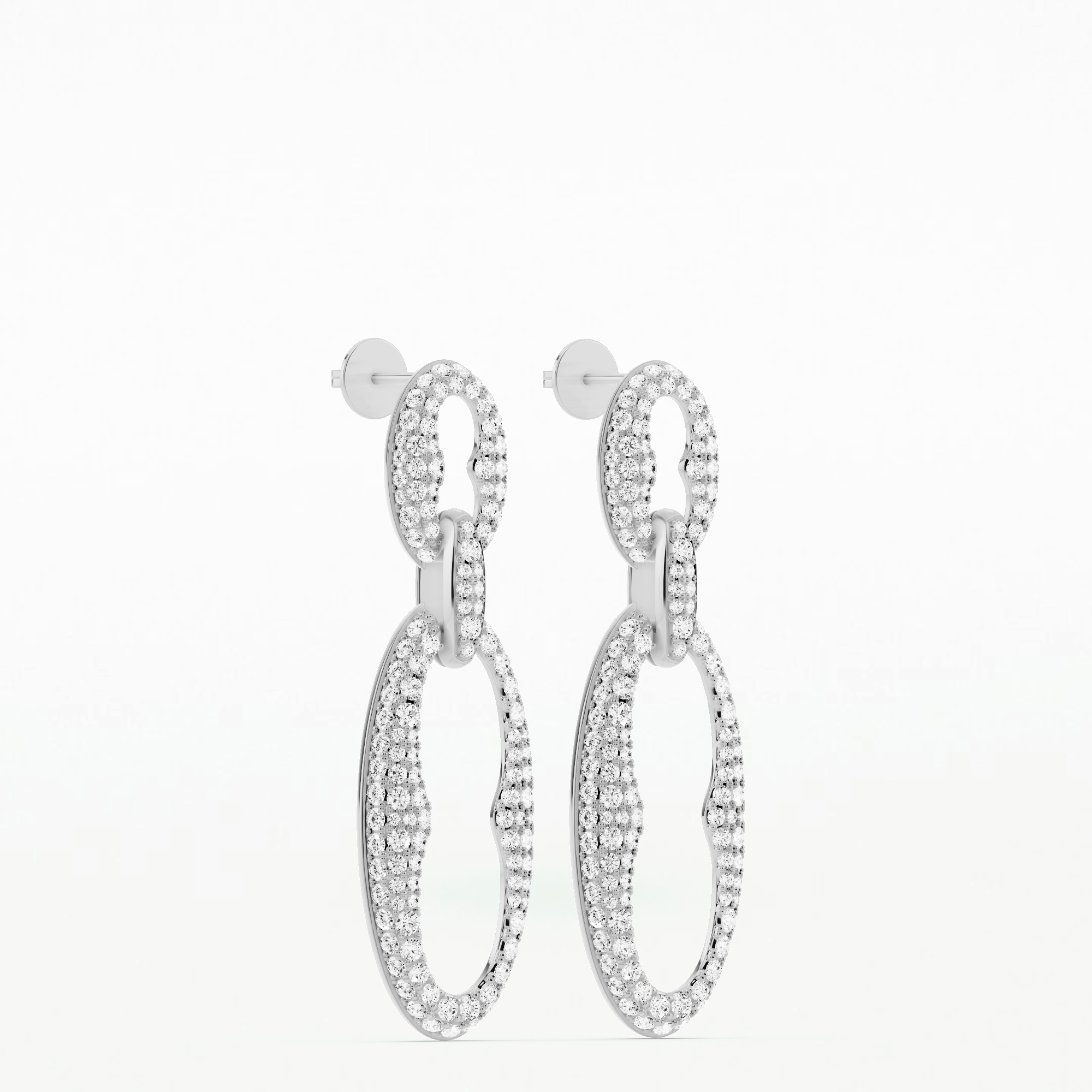 Petal Curve Studs - Round