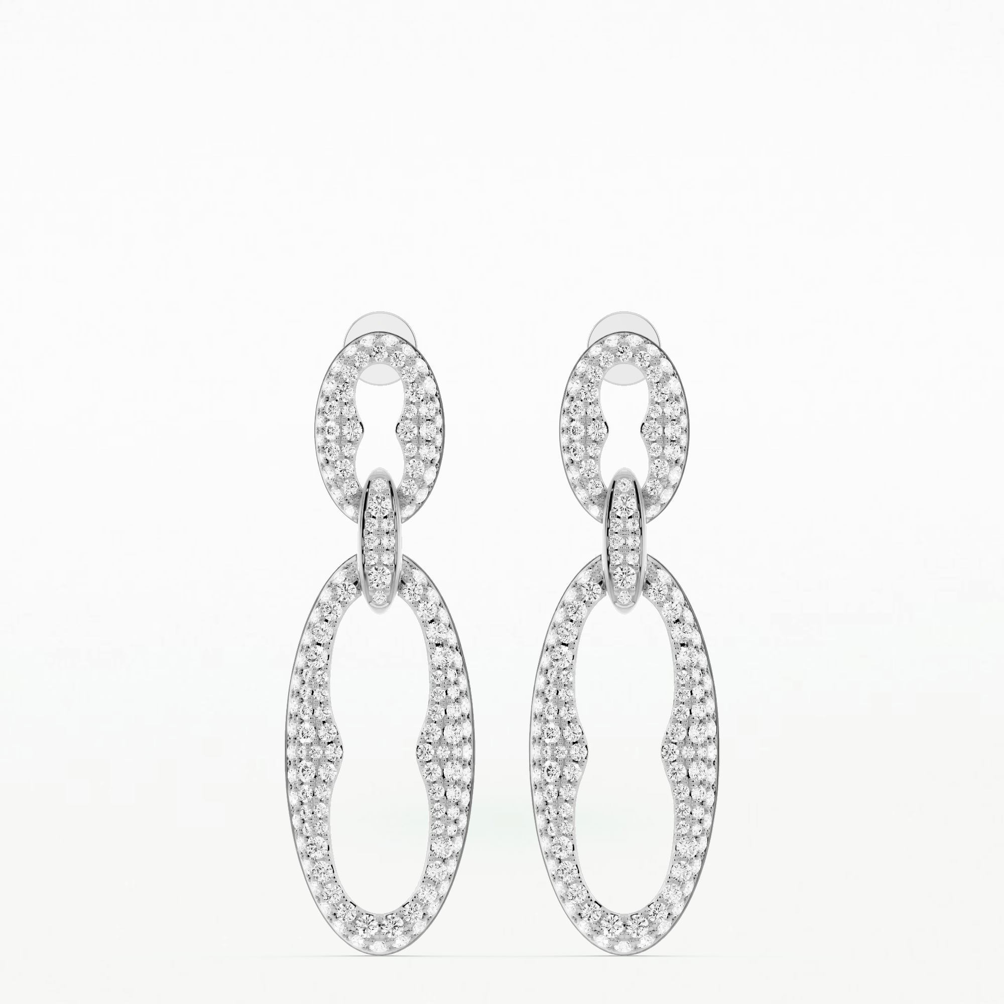 Petal Curve Studs - Round