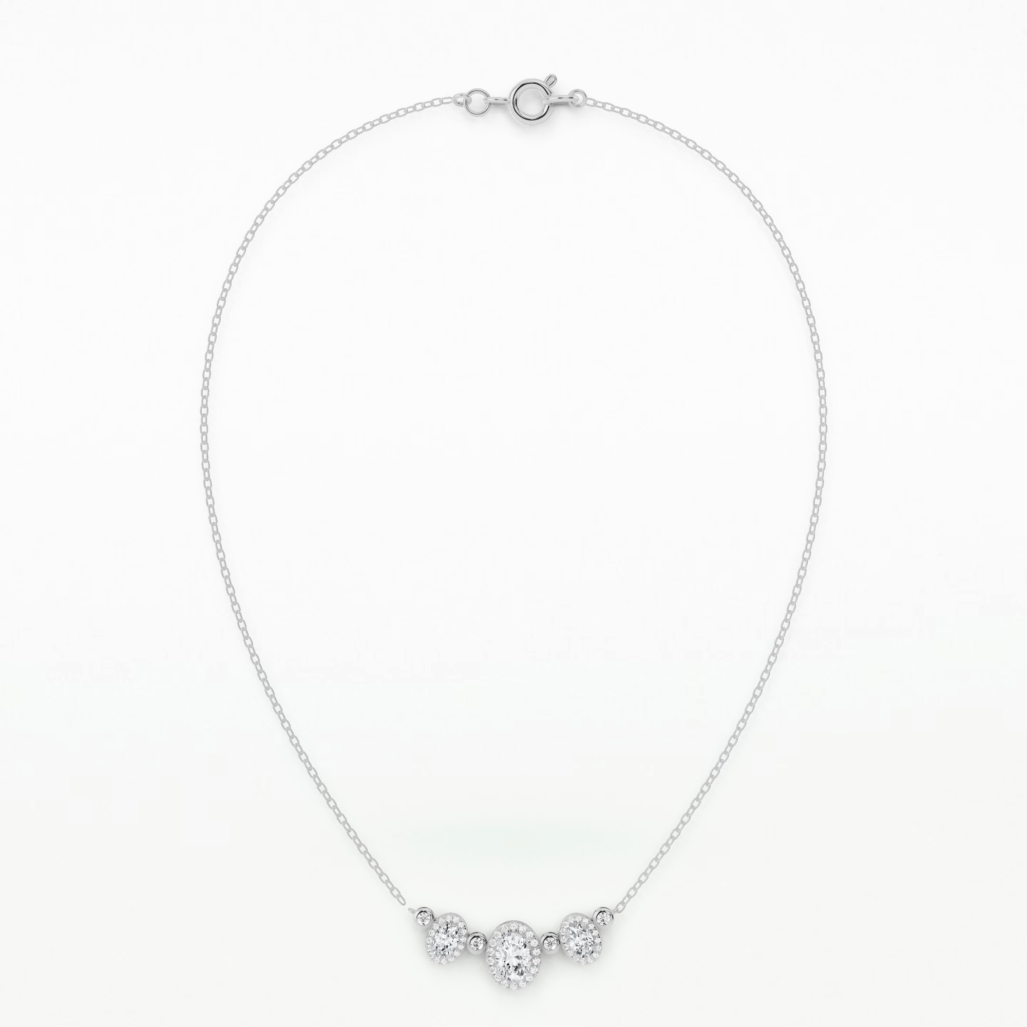 Celestial Swirl Pendant - Oval