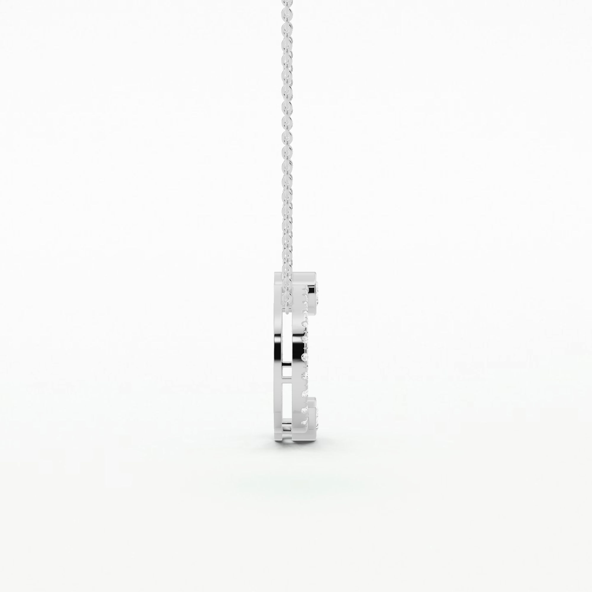The Orbit Circular Pendant-Pear