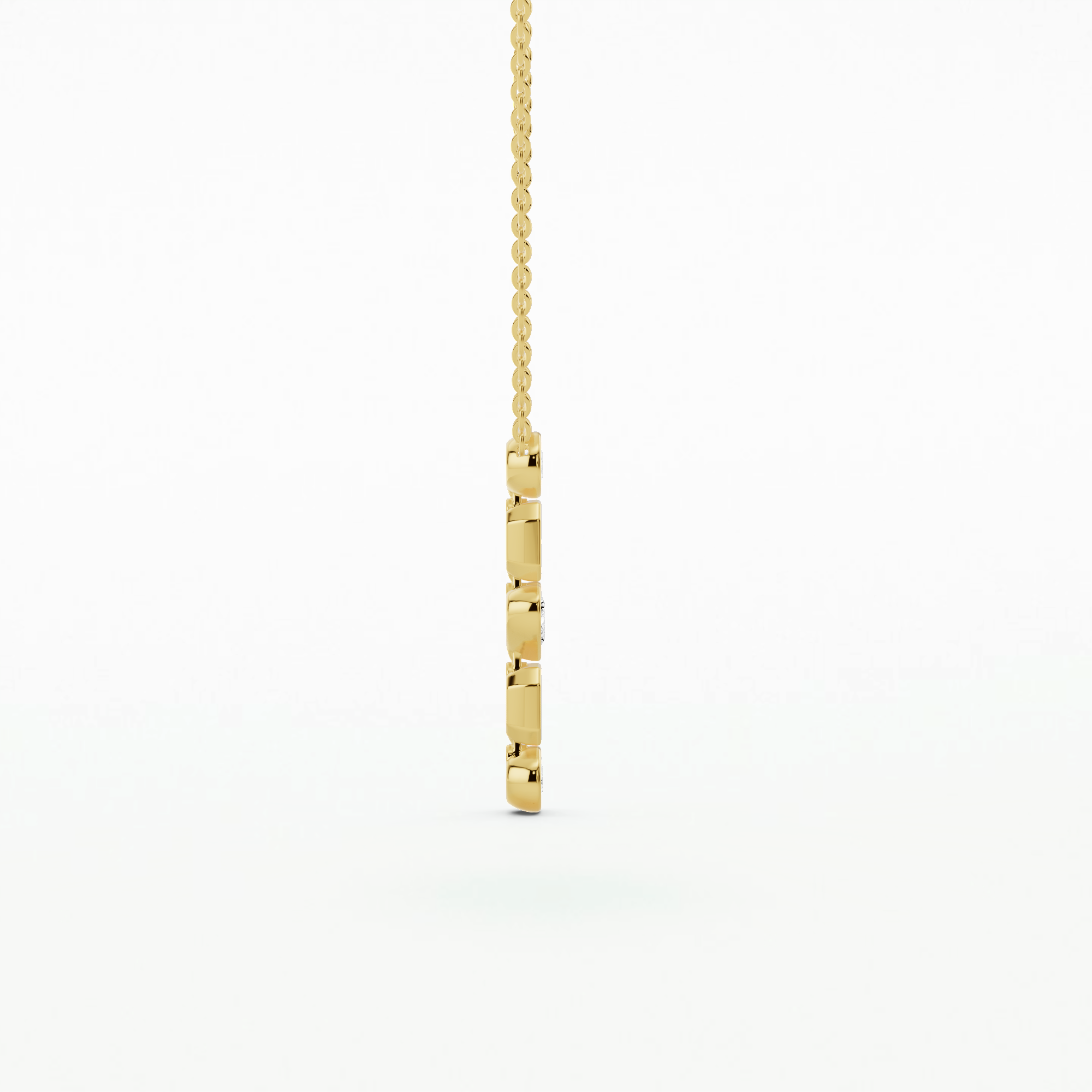 5 Stone Bezel Set Fashion Pendant-Multi Stone