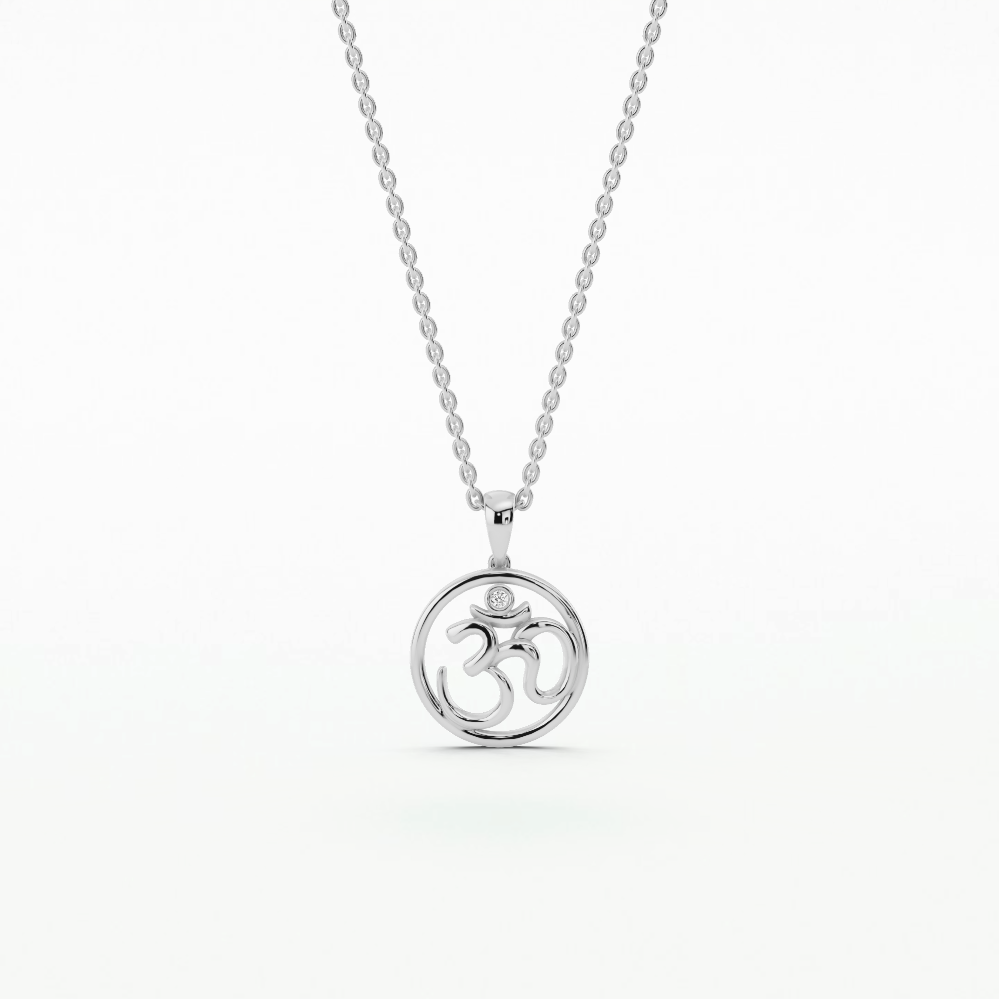 Eternal Om Pendant-Round