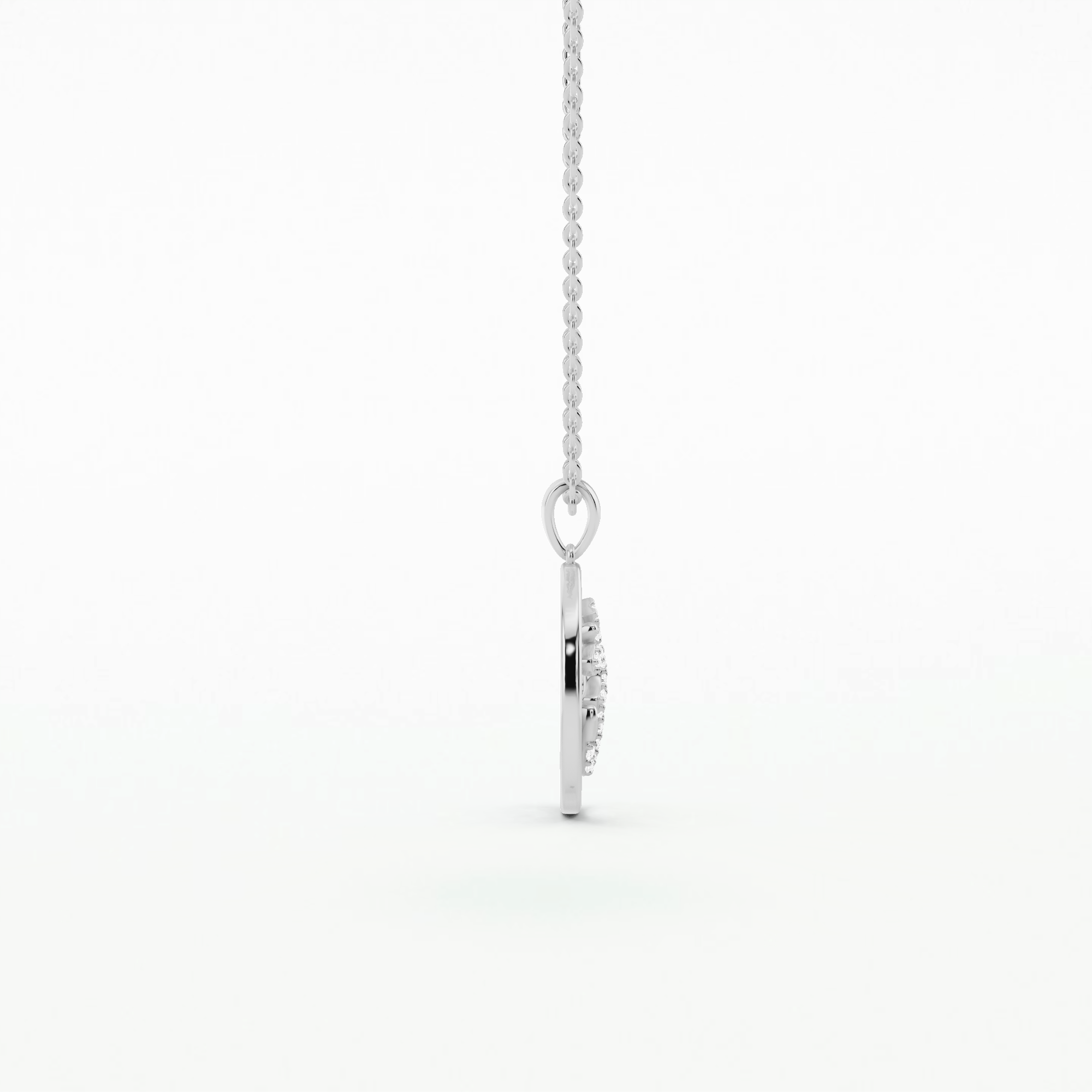 Blessings of Om Pendant-Round