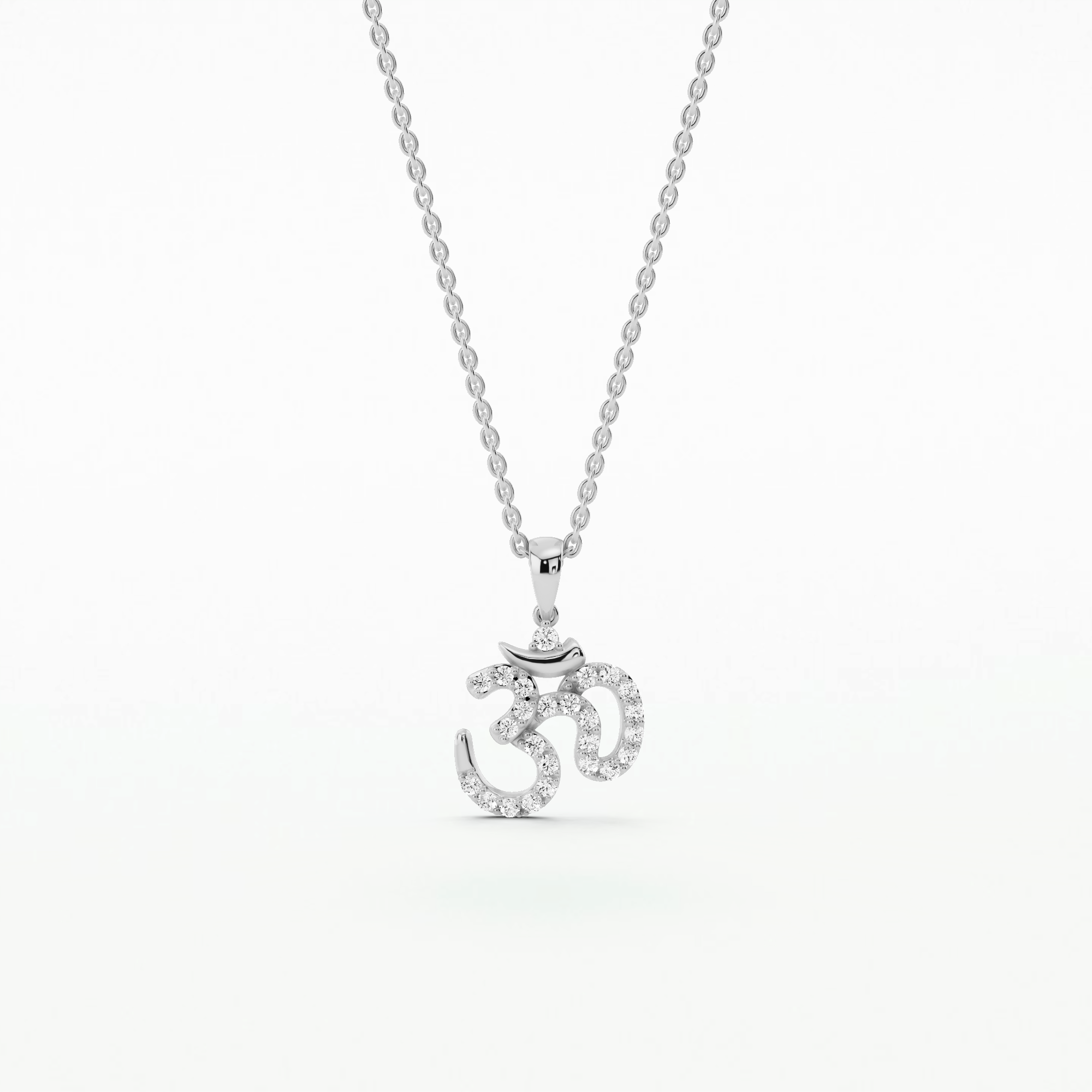 Divine Om Sparkle Pendant-Round
