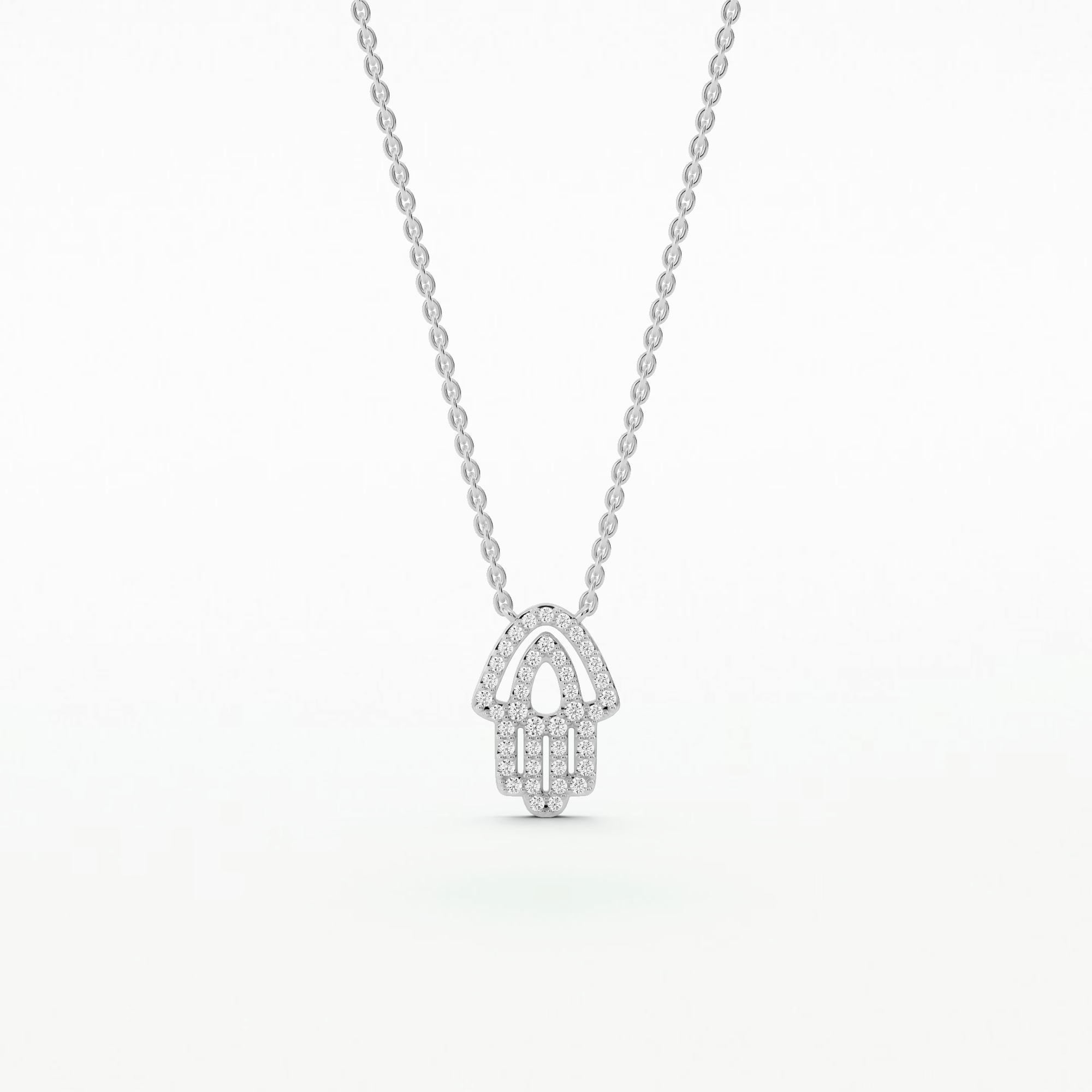 Harmony Hamsa Pendant-Round