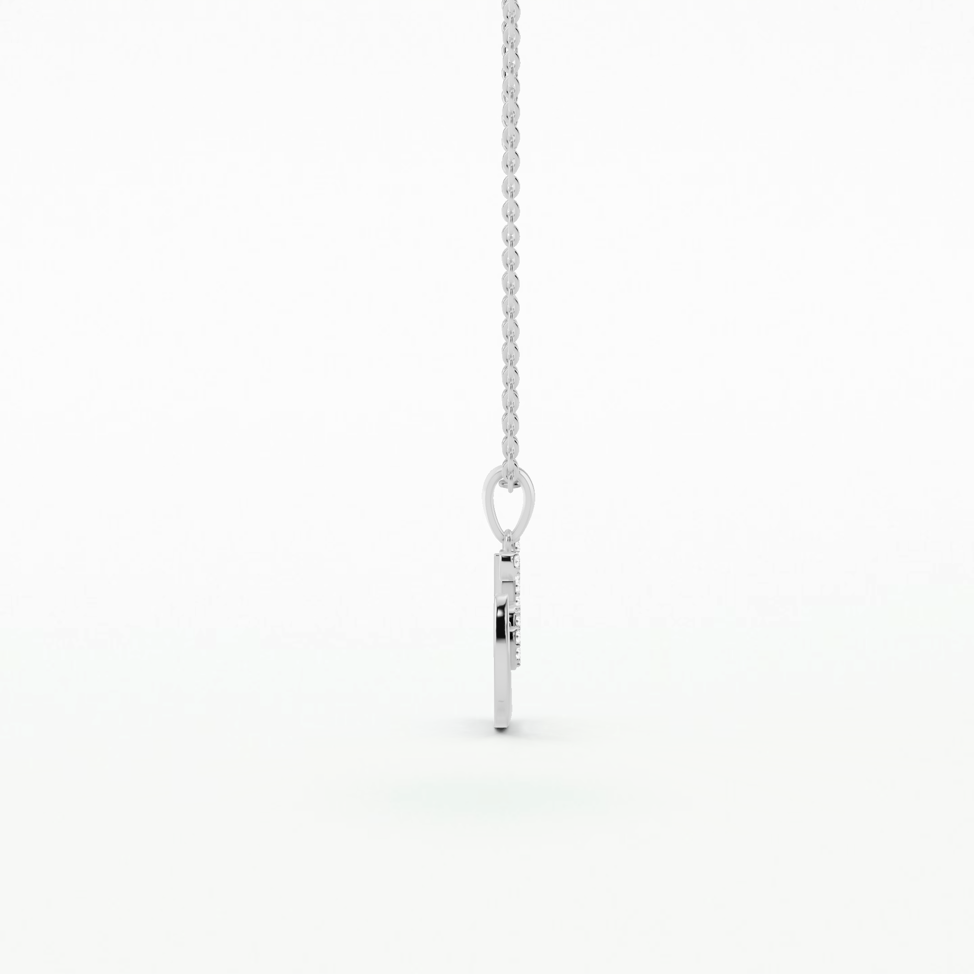 Crescent Allah Pendant-Round