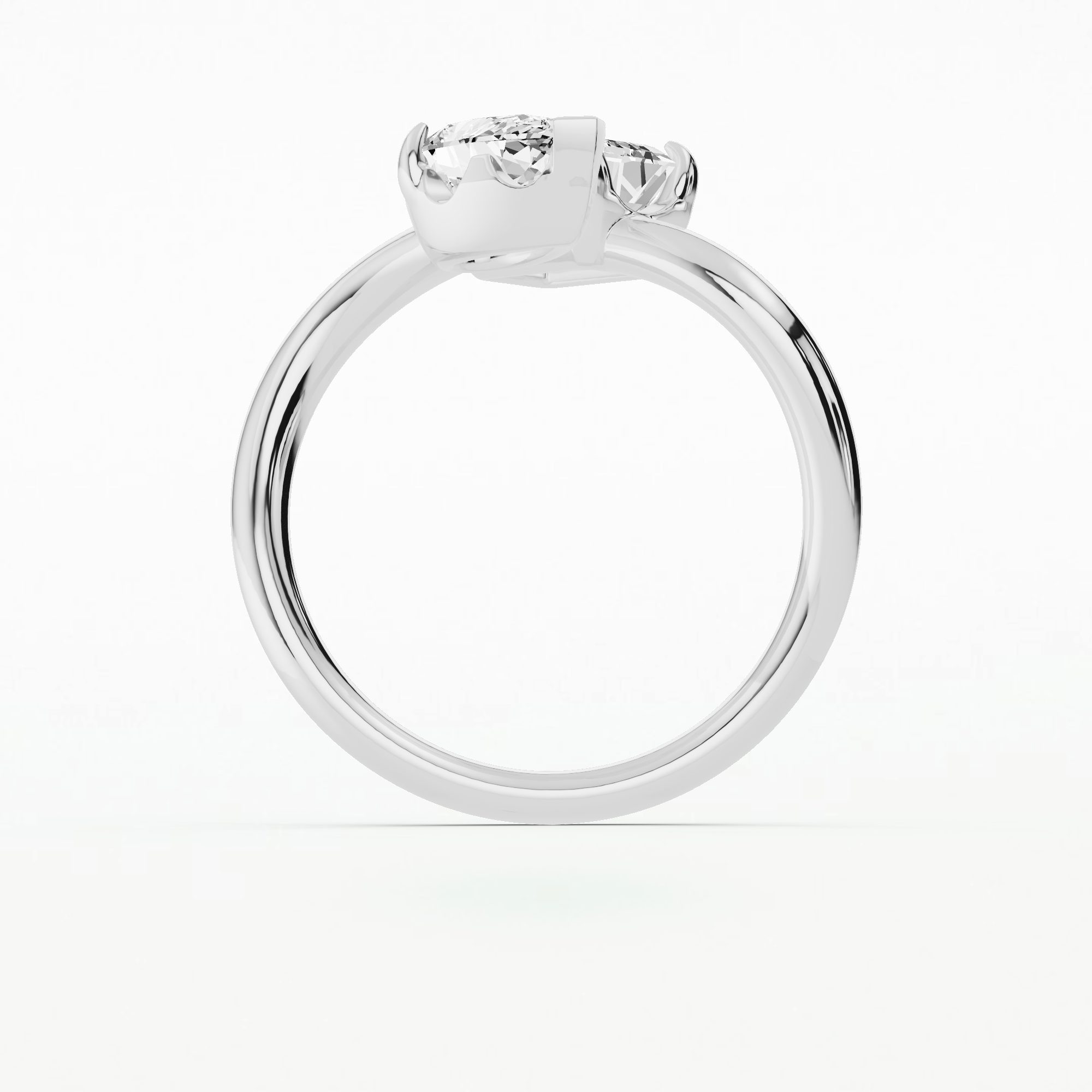 U&I Emerald Pear Ring-Multi Stone