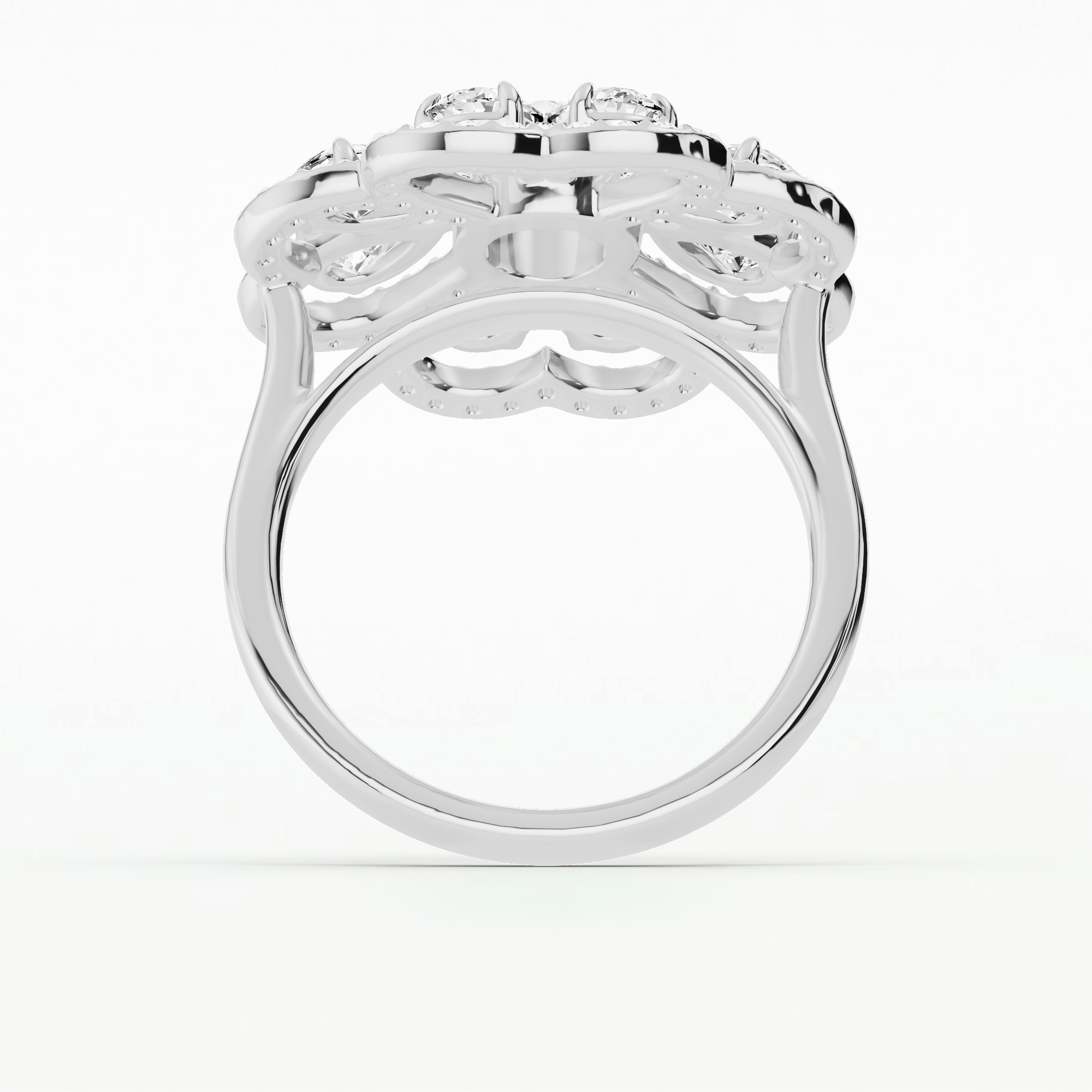 Bloom Fashion Ring-Multi Stone