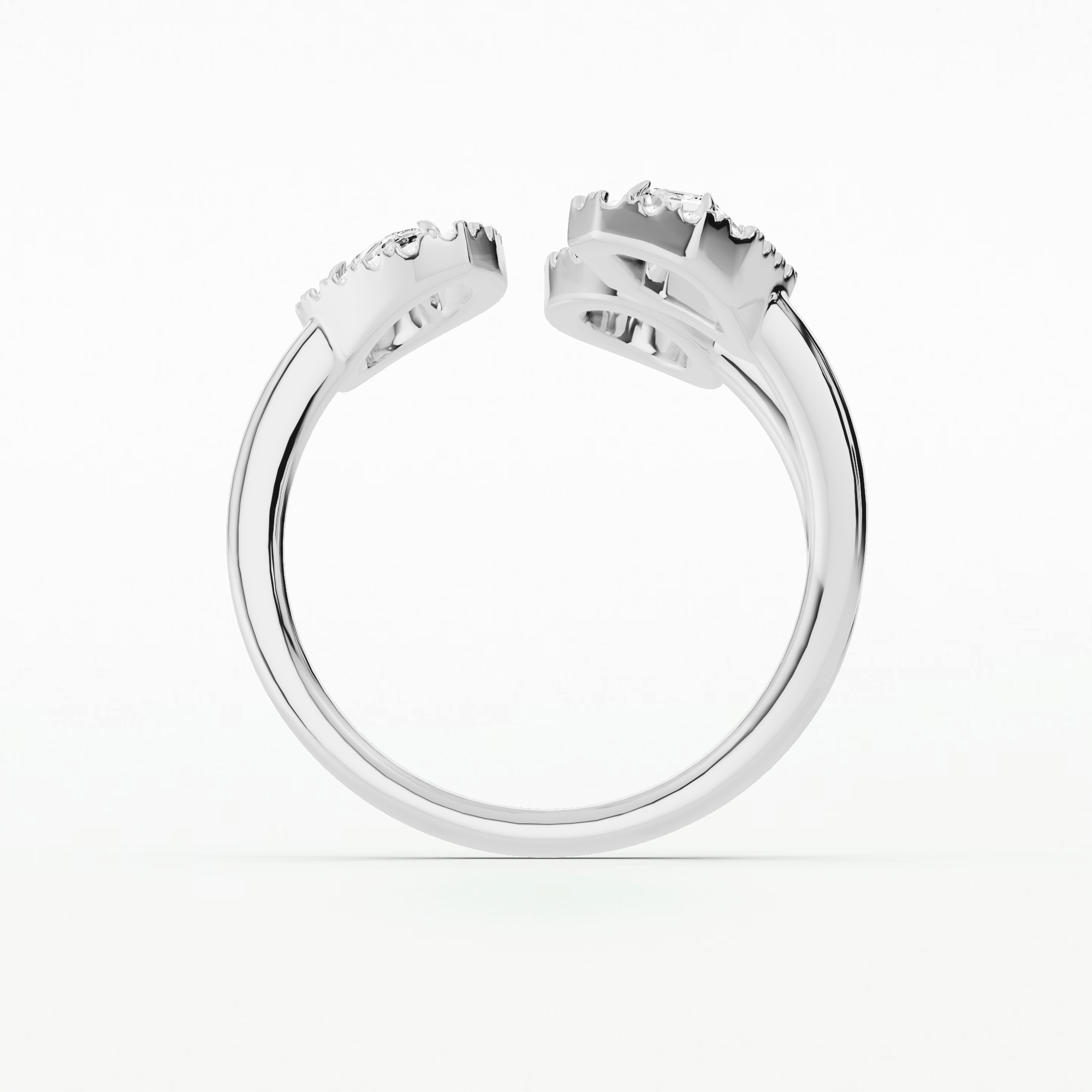 The Halo Trifecta Ring-Multi Stone