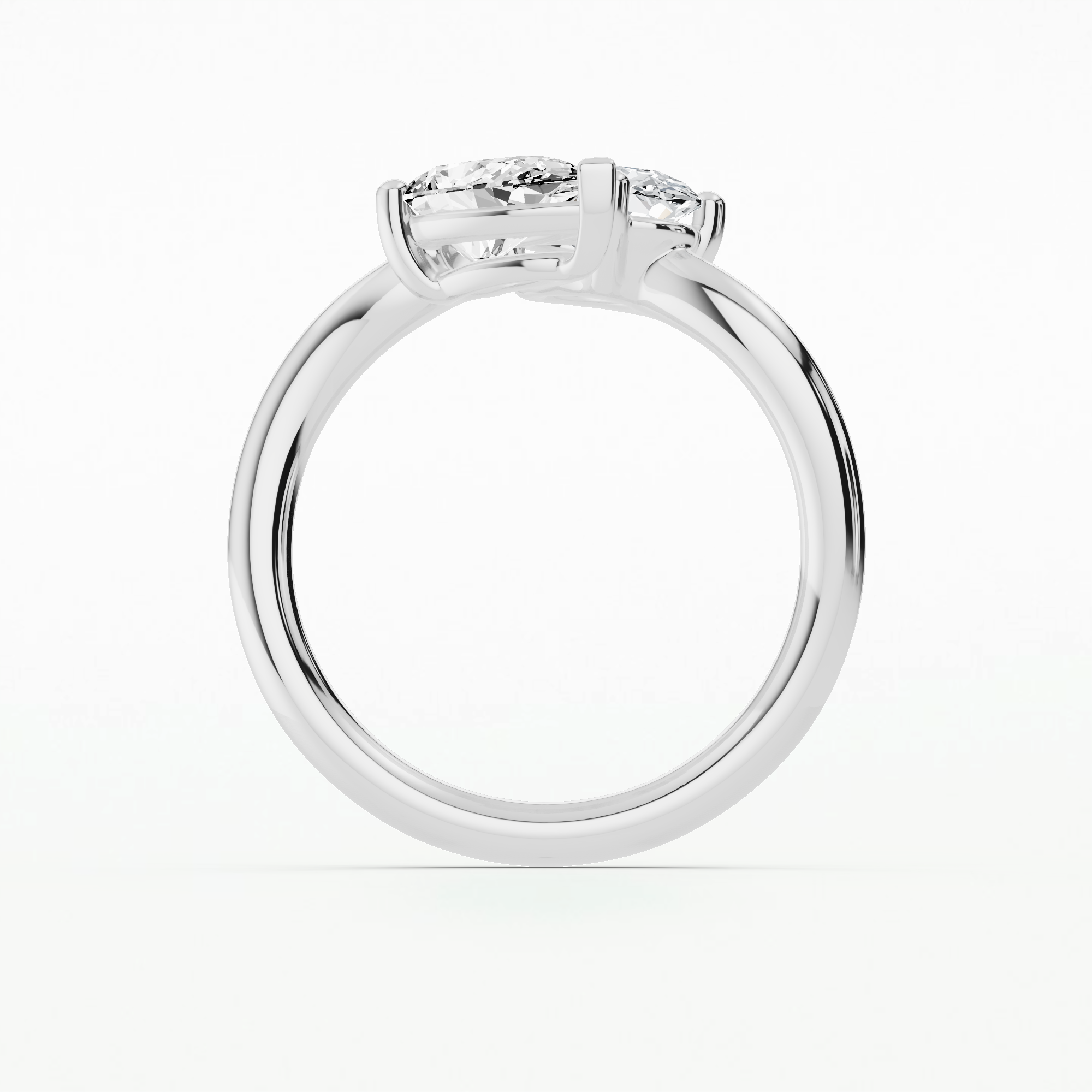 U&I Pear and Oval Fashion Ring-Multi Stone