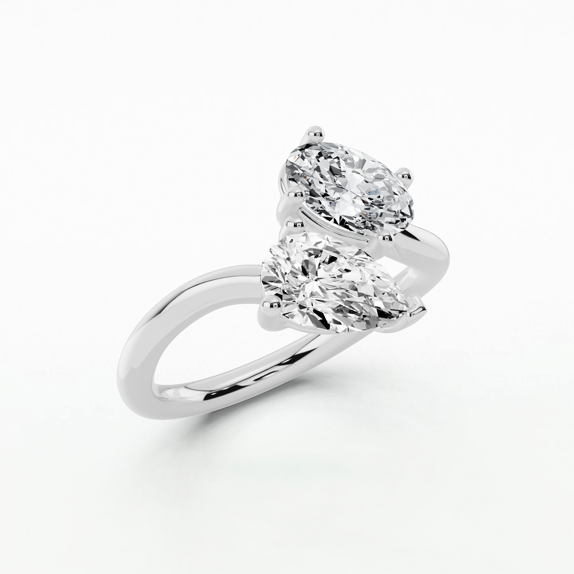 U&I Pear and Oval Fashion Ring-Multi Stone