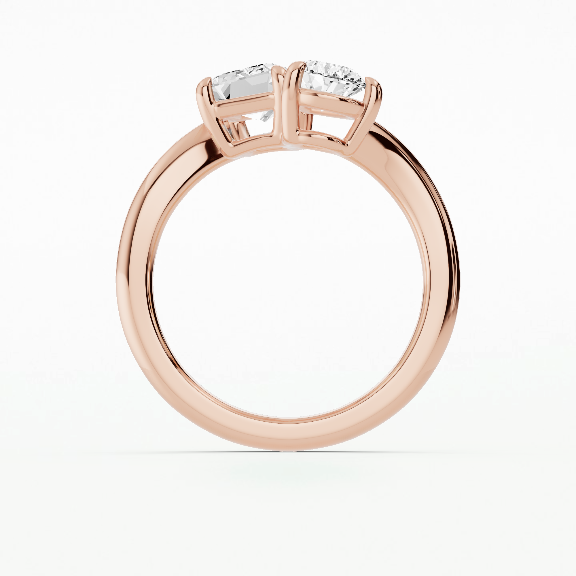 U&I Emerald and Pear Fashion Ring-Multi Stone